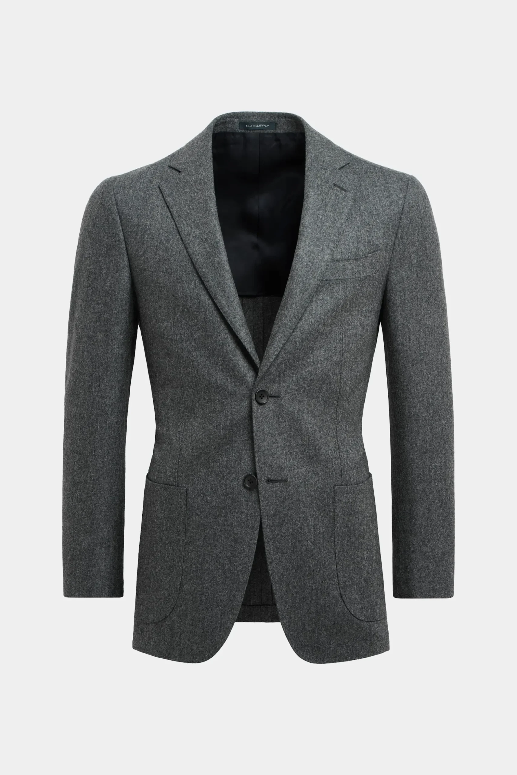 SUITSUPPLY Havana Anzug Mittelgrau-Männlich Casual Anzüge