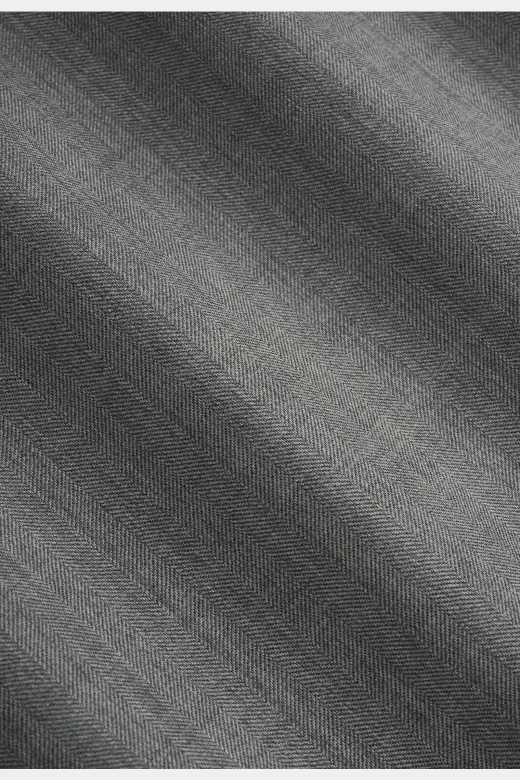 SUITSUPPLY Havana Anzug Mittelgrau Fischgrätmuster-Männlich Business Anzüge