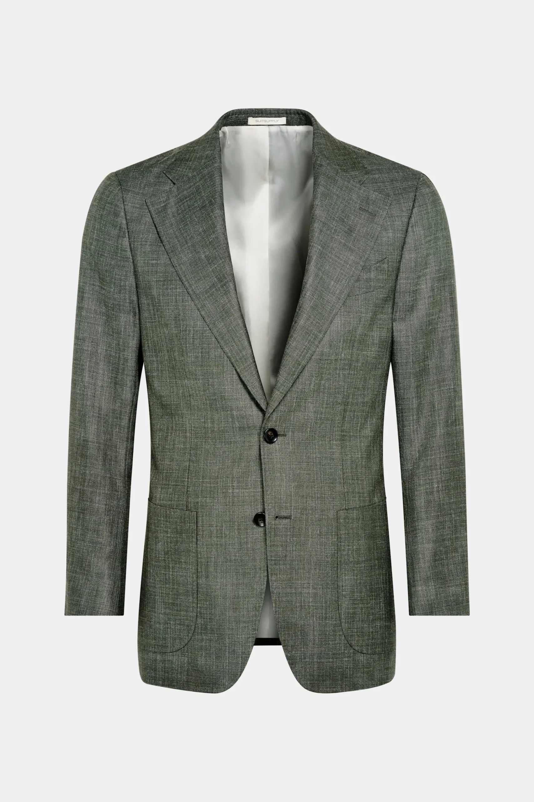 SUITSUPPLY Havana Anzug Mittelgrün-Männlich Casual Anzüge
