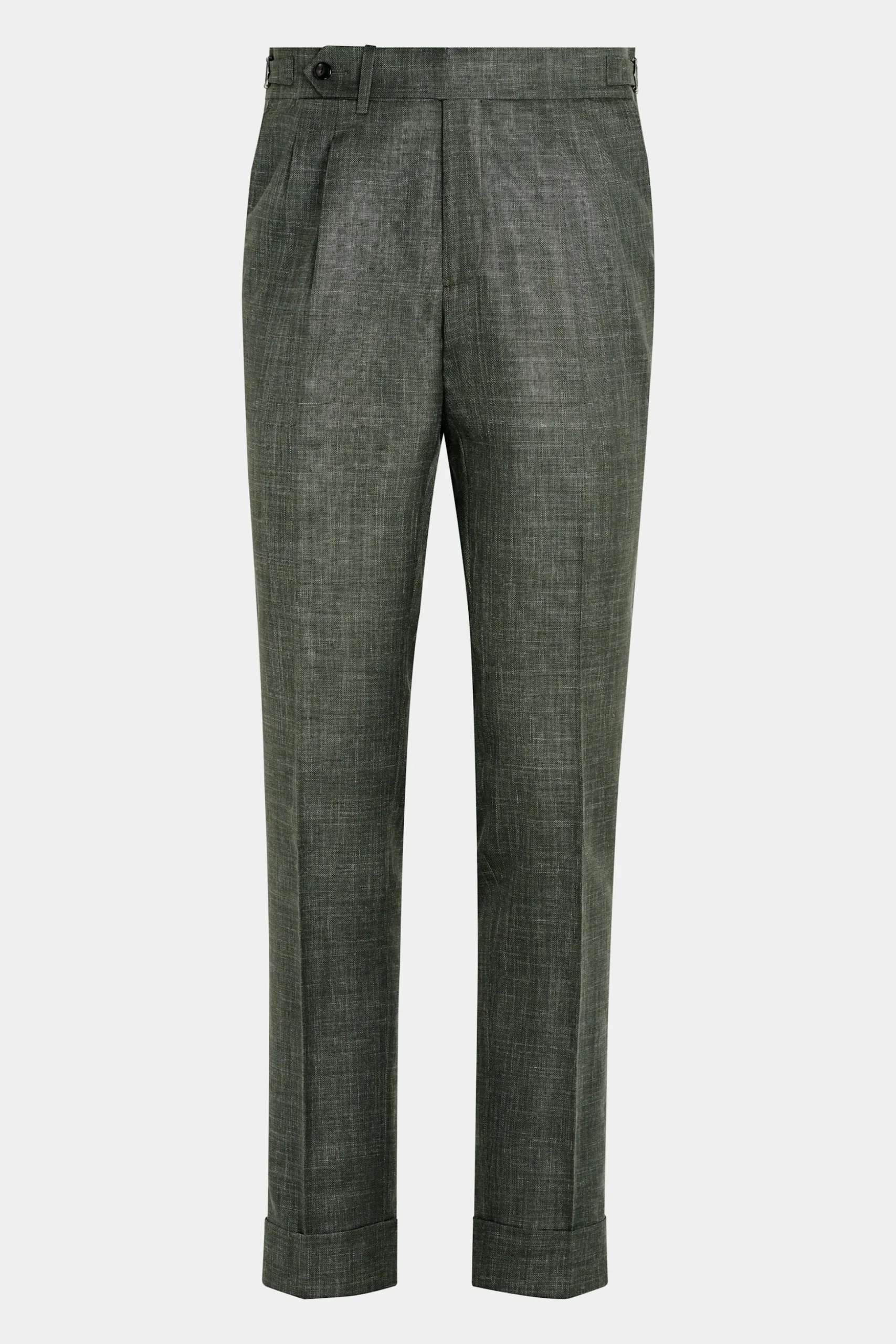 SUITSUPPLY Havana Anzug Mittelgrün-Männlich Casual Anzüge
