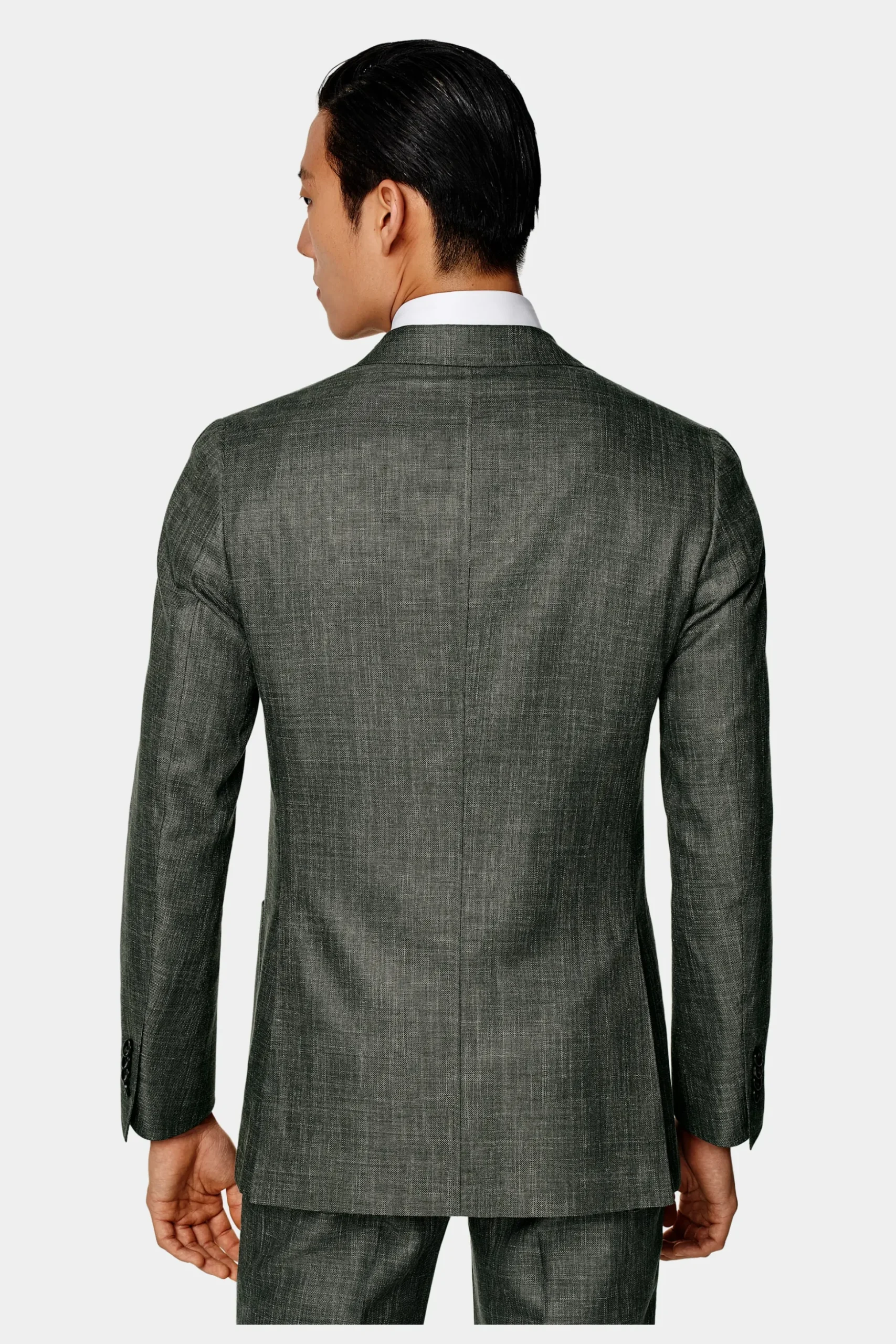 SUITSUPPLY Havana Anzug Mittelgrün-Männlich Casual Anzüge