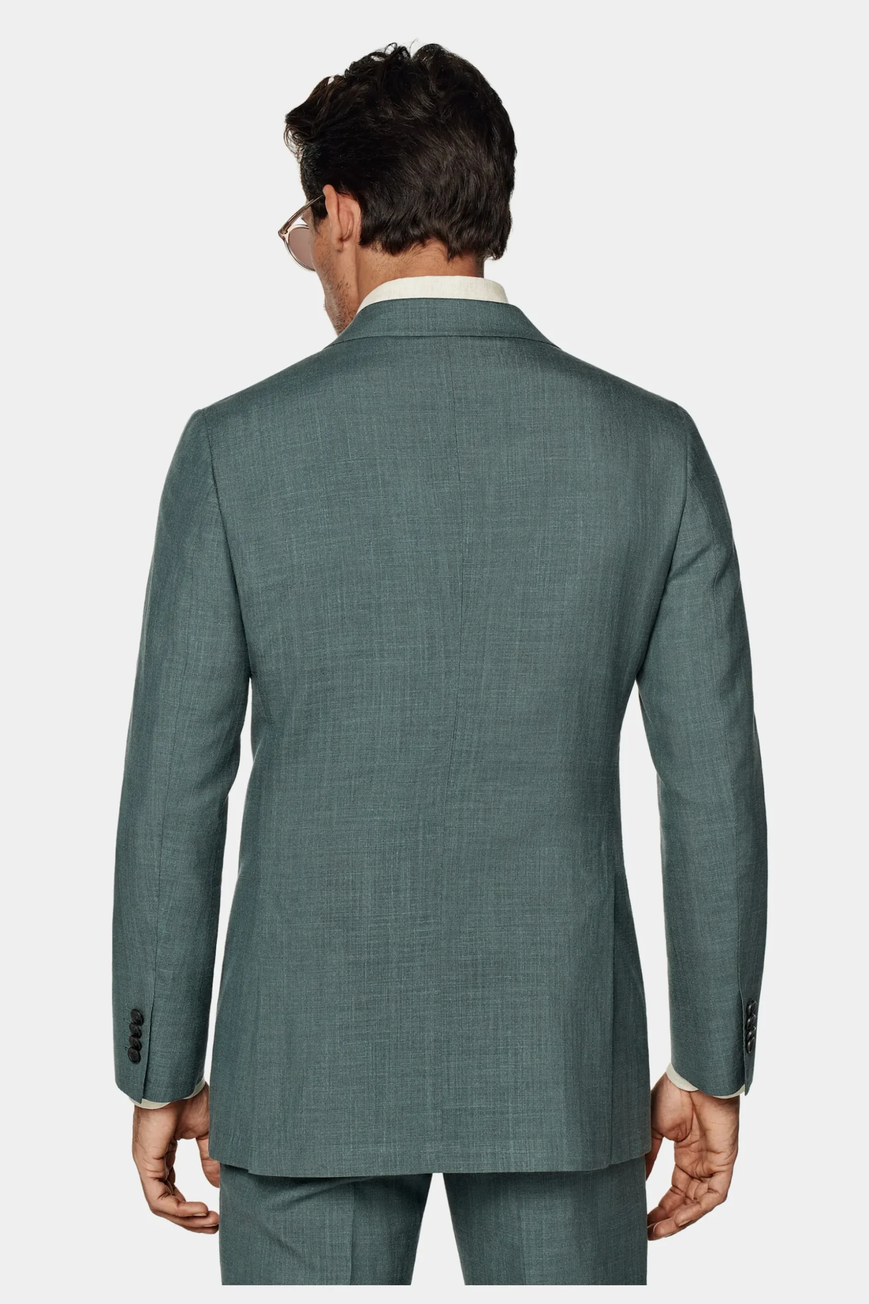 SUITSUPPLY Havana Anzug Mittelgrün-Männlich Casual Anzüge