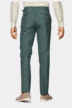 SUITSUPPLY Havana Anzug Mittelgrün-Männlich Casual Anzüge