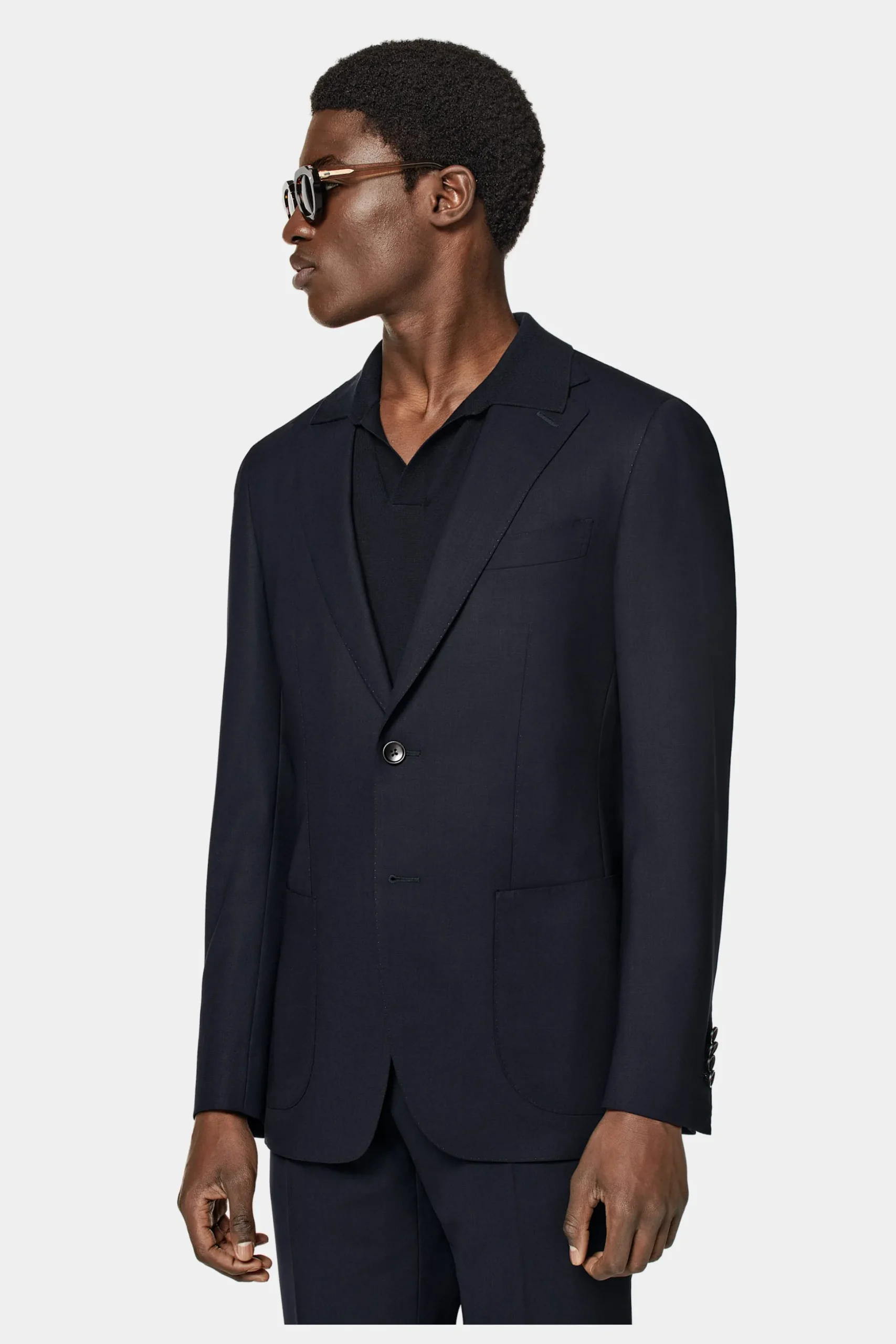 SUITSUPPLY Havana Anzug Navy-Männlich Business Anzüge