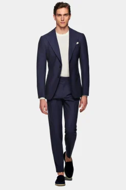SUITSUPPLY Havana Anzug Navy-Männlich Business Anzüge