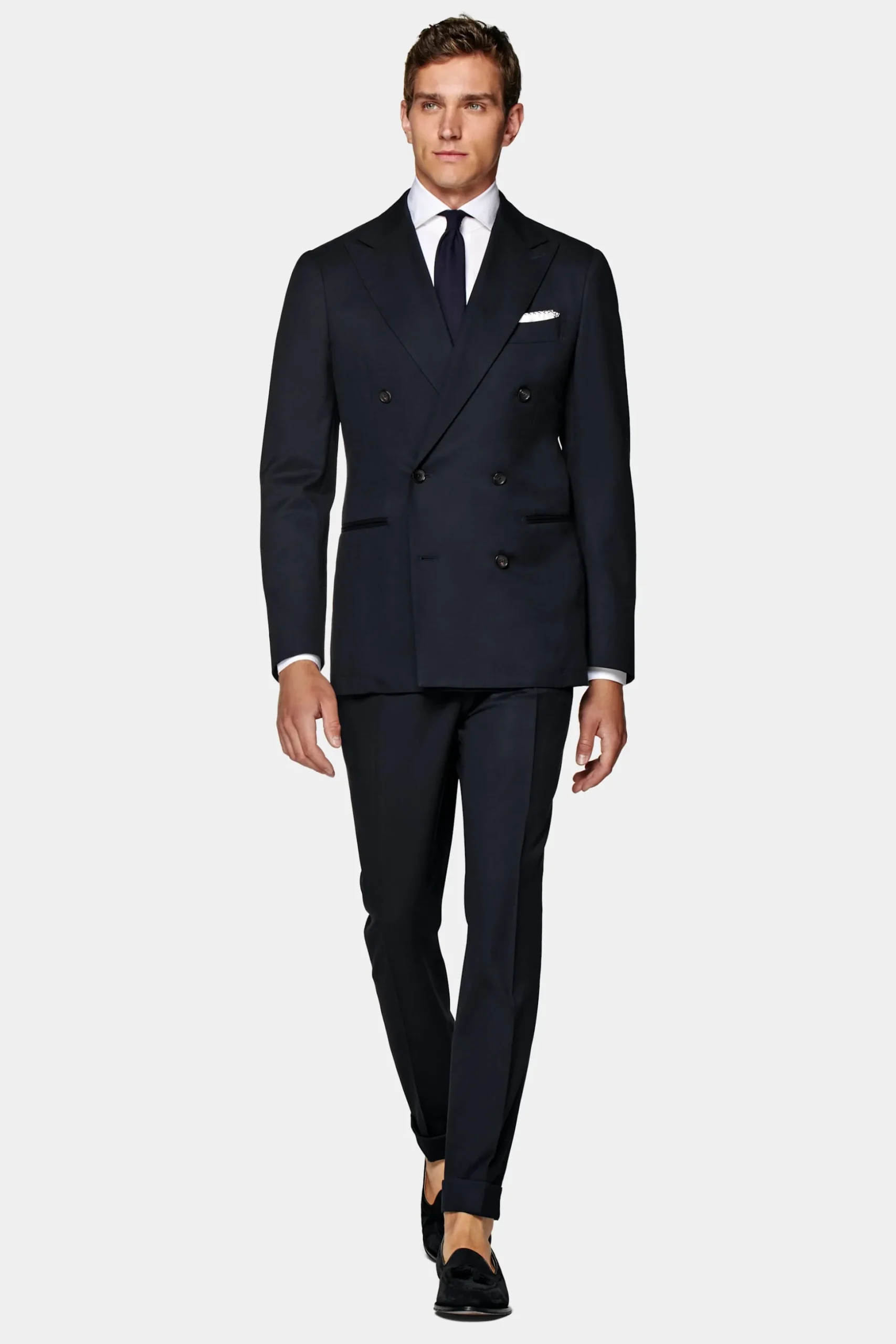 SUITSUPPLY Havana Anzug Navy-Männlich Casual Anzüge