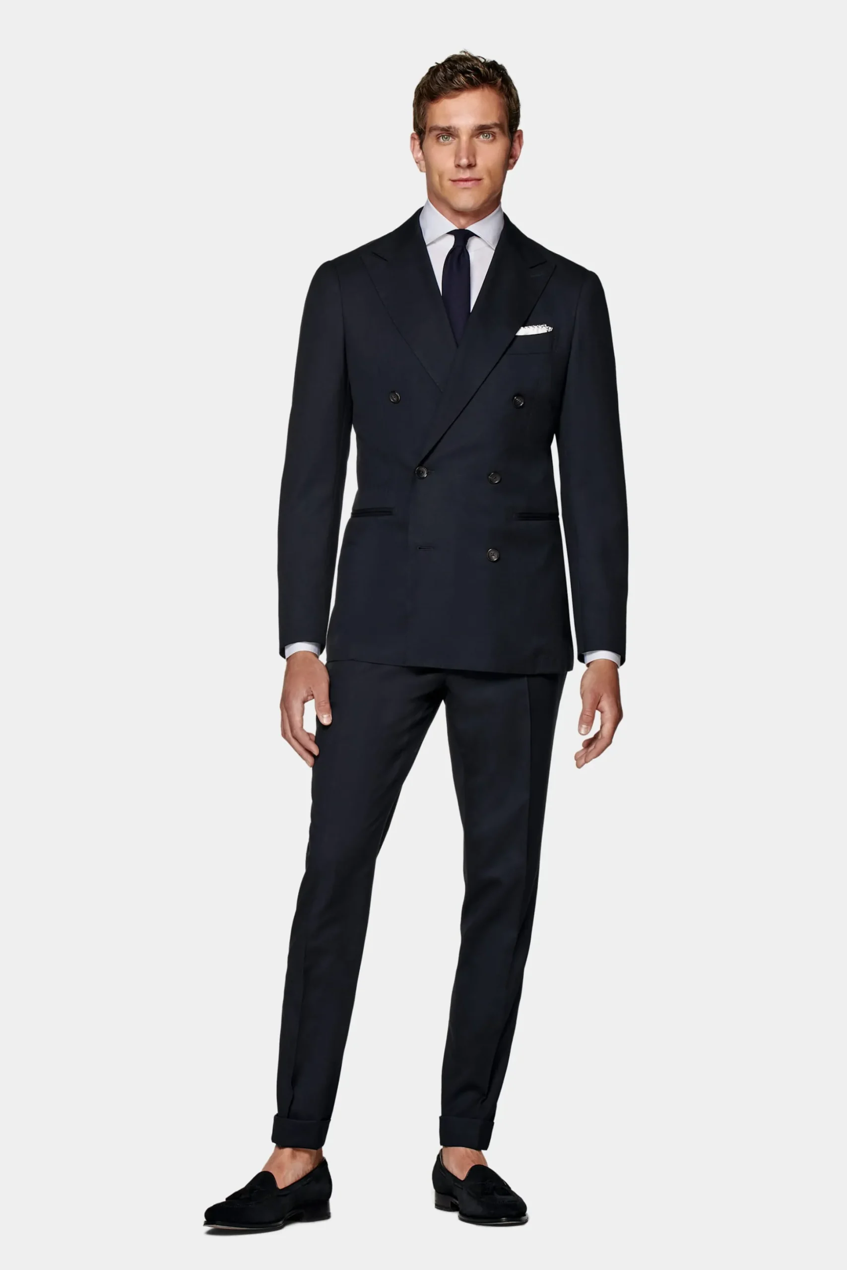 SUITSUPPLY Havana Anzug Navy-Männlich Casual Anzüge