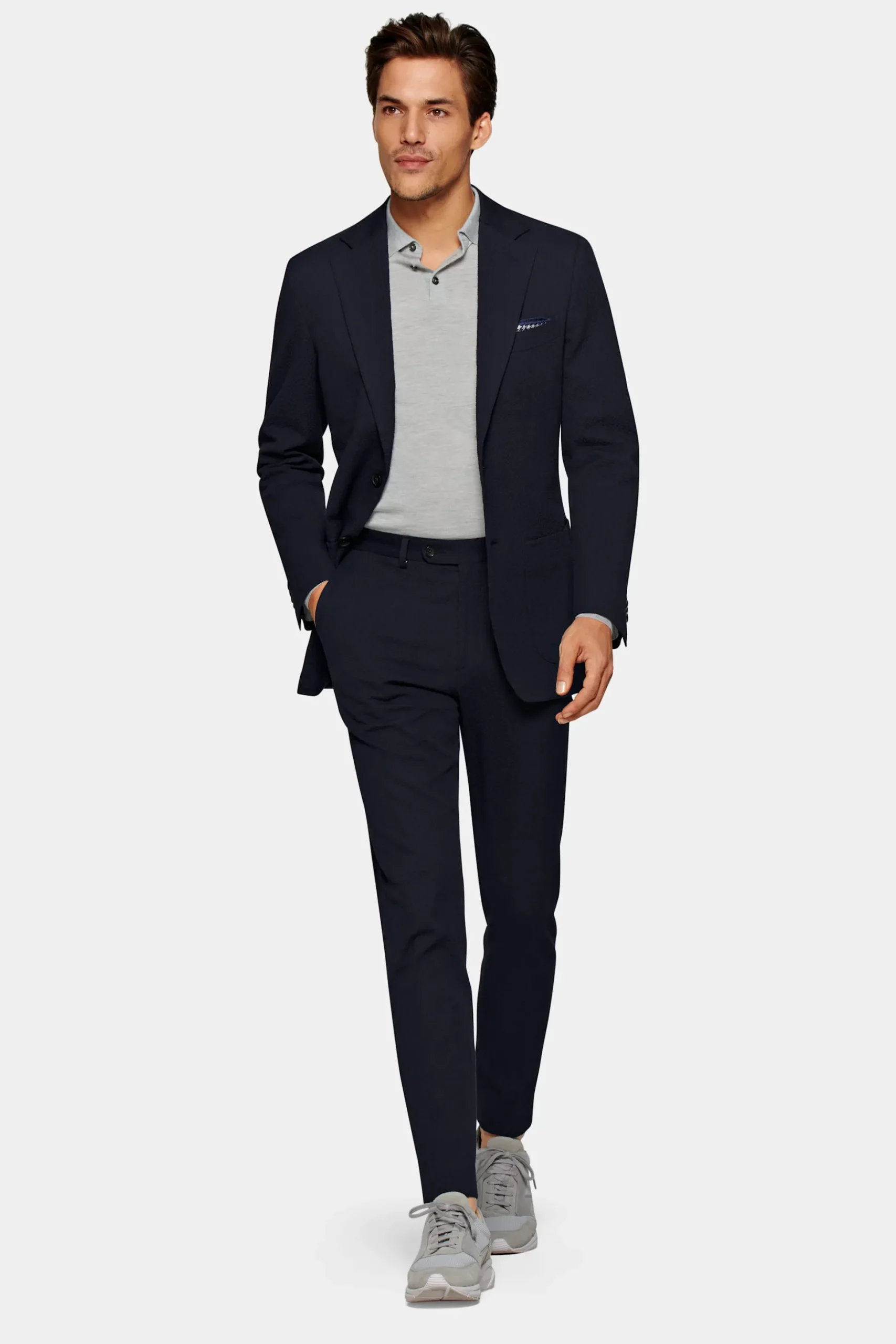 SUITSUPPLY Havana Anzug Navy-Männlich Casual Anzüge