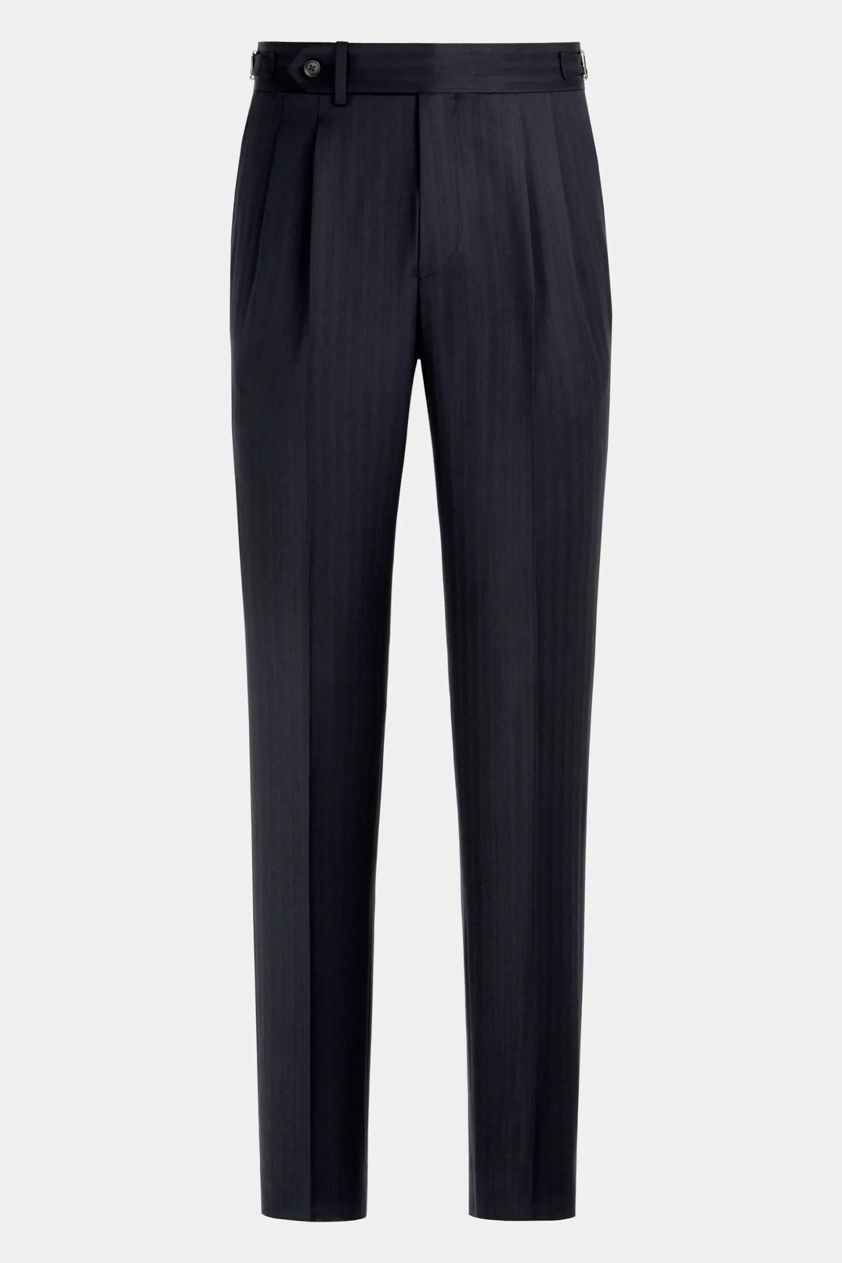SUITSUPPLY Havana Anzug Navy Fischgrätmuster-Männlich Business Anzüge