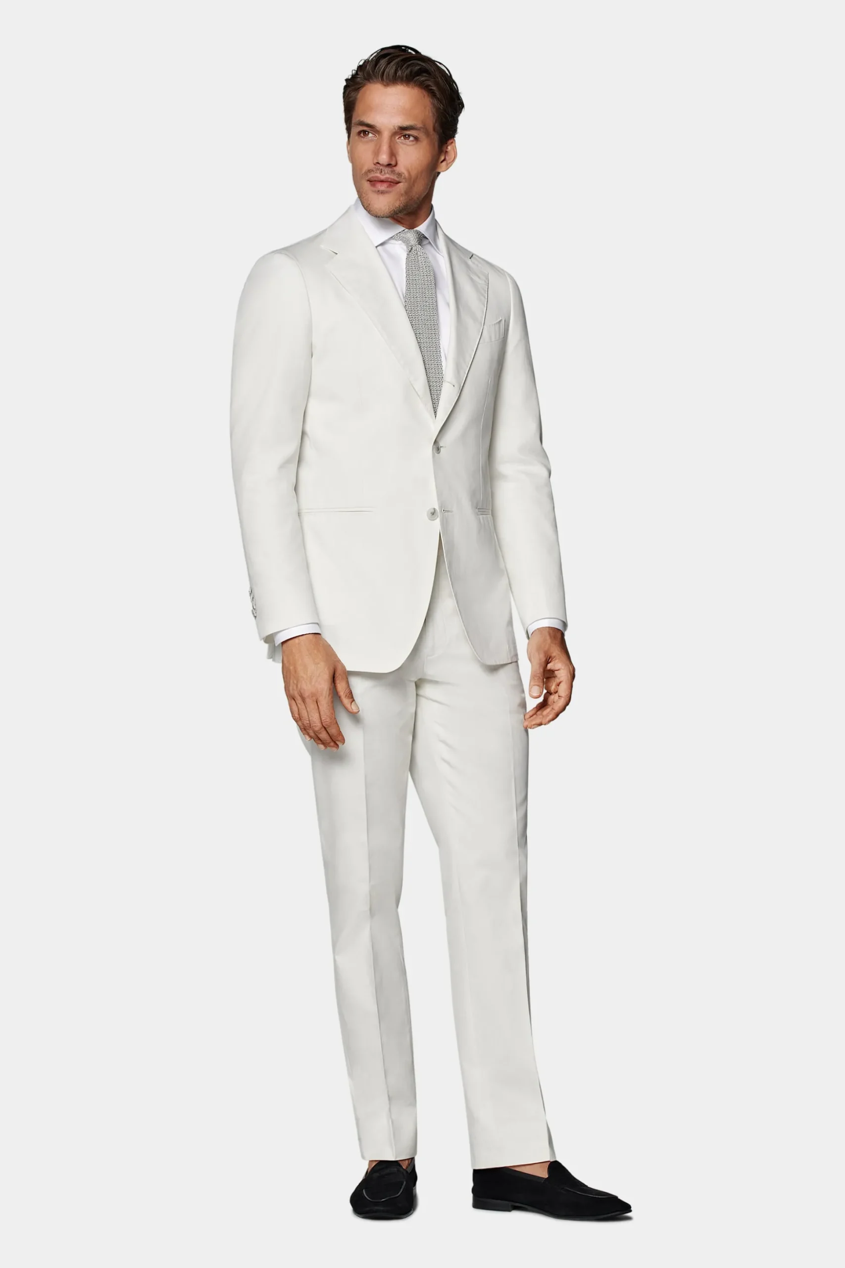 SUITSUPPLY Havana Anzug Off-White-Männlich Casual Anzüge