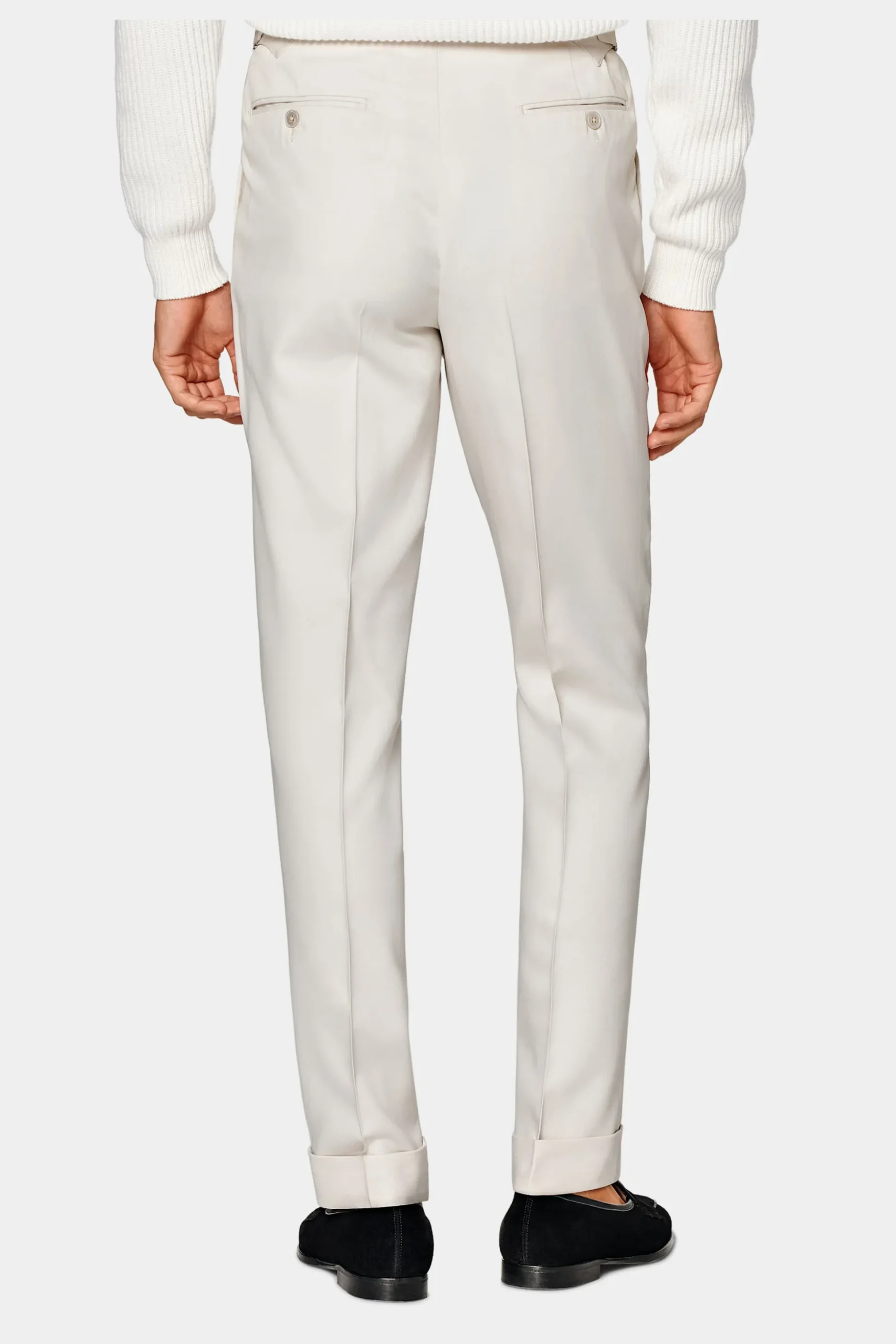 SUITSUPPLY Havana Anzug Off-White-Männlich Business Anzüge