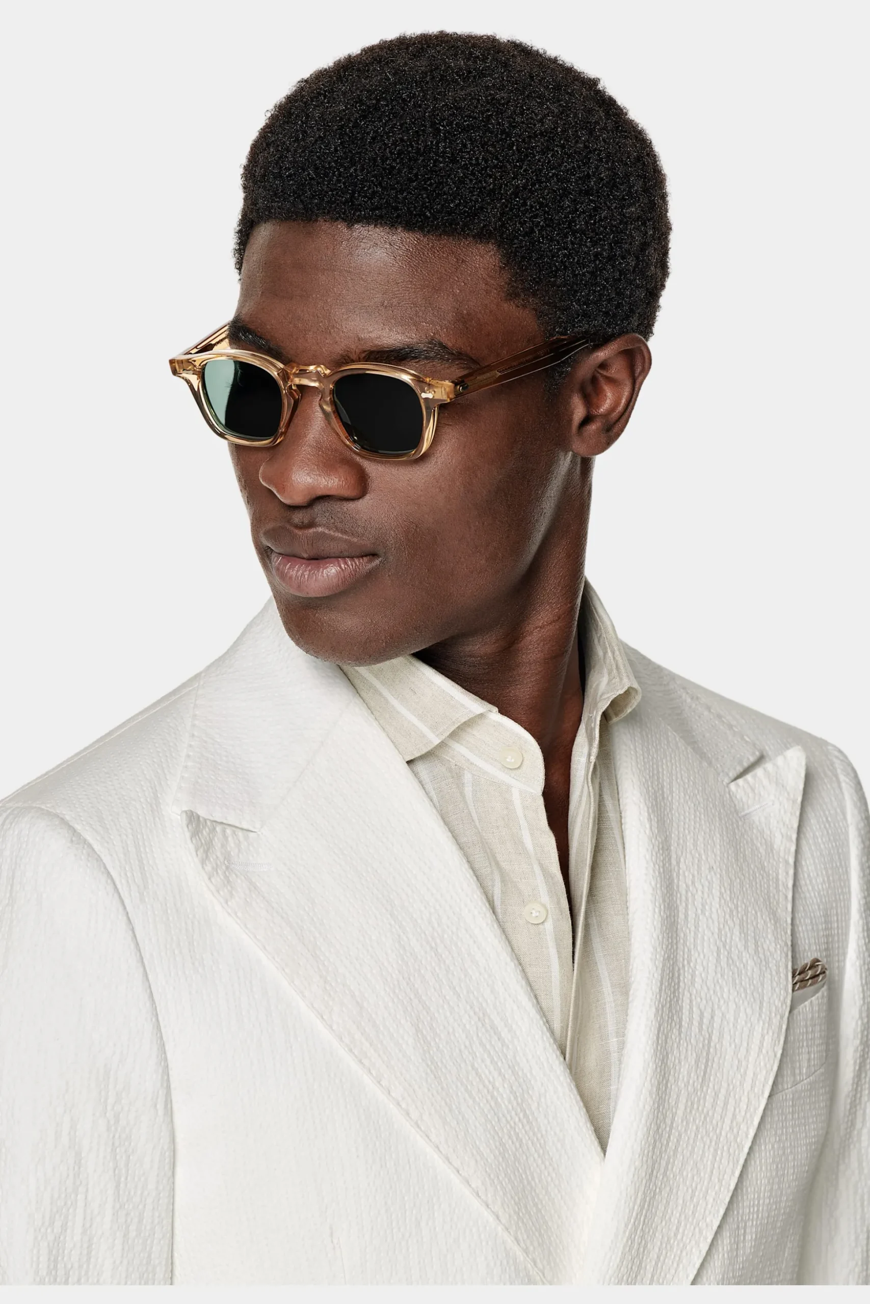 SUITSUPPLY Havana Anzug Off-White-Männlich Casual Anzüge