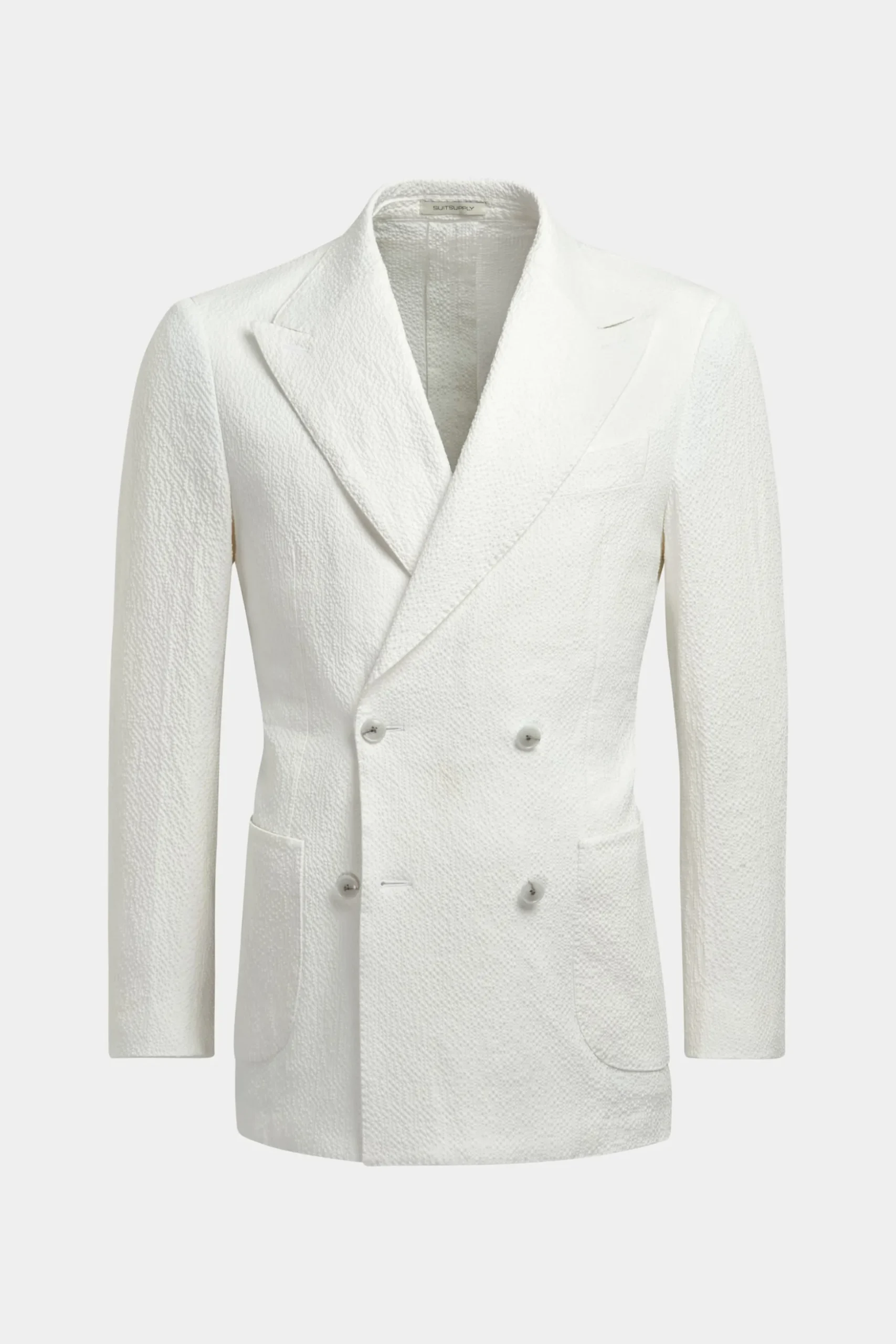 SUITSUPPLY Havana Anzug Off-White-Männlich Casual Anzüge