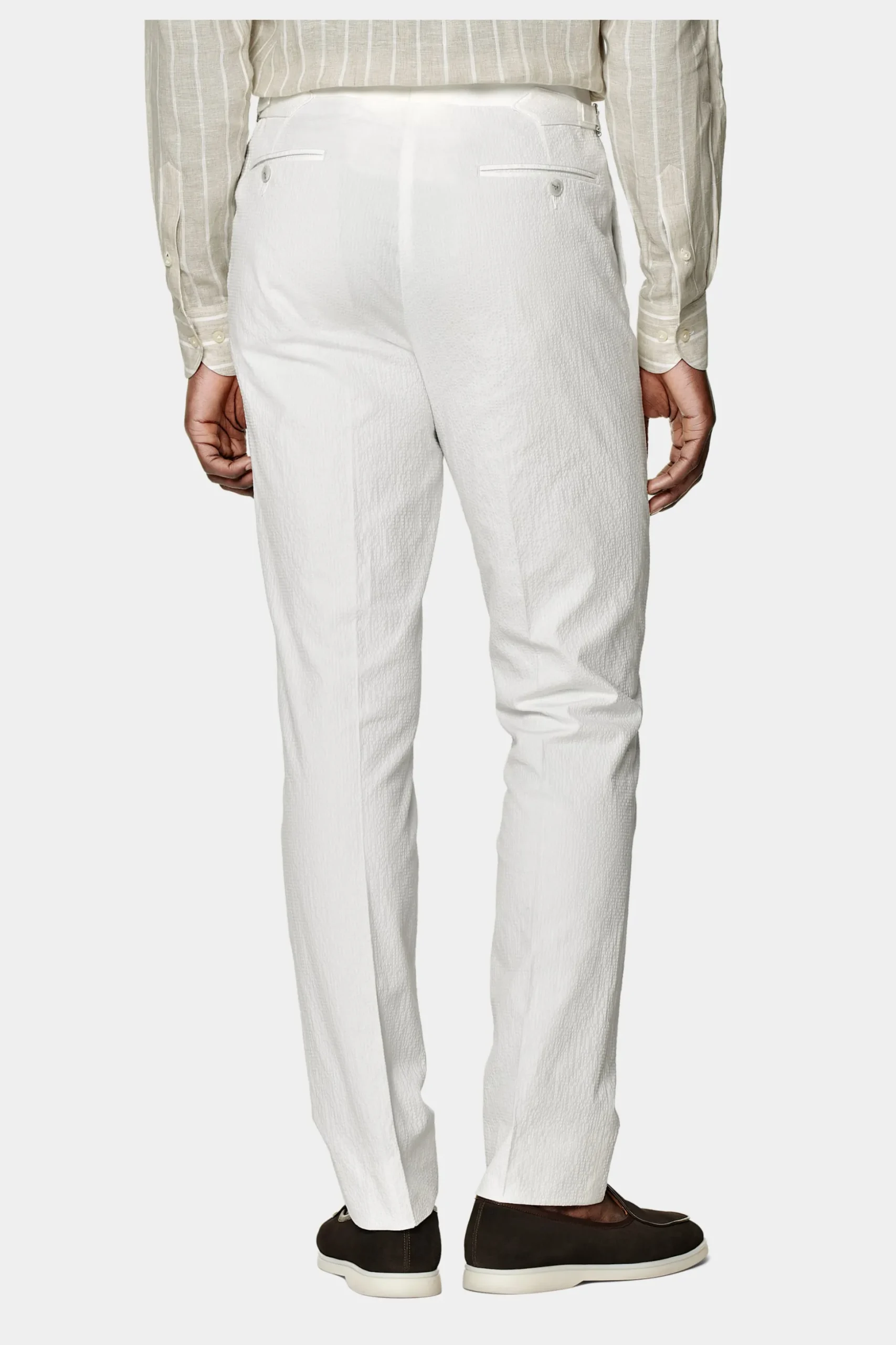 SUITSUPPLY Havana Anzug Off-White-Männlich Casual Anzüge