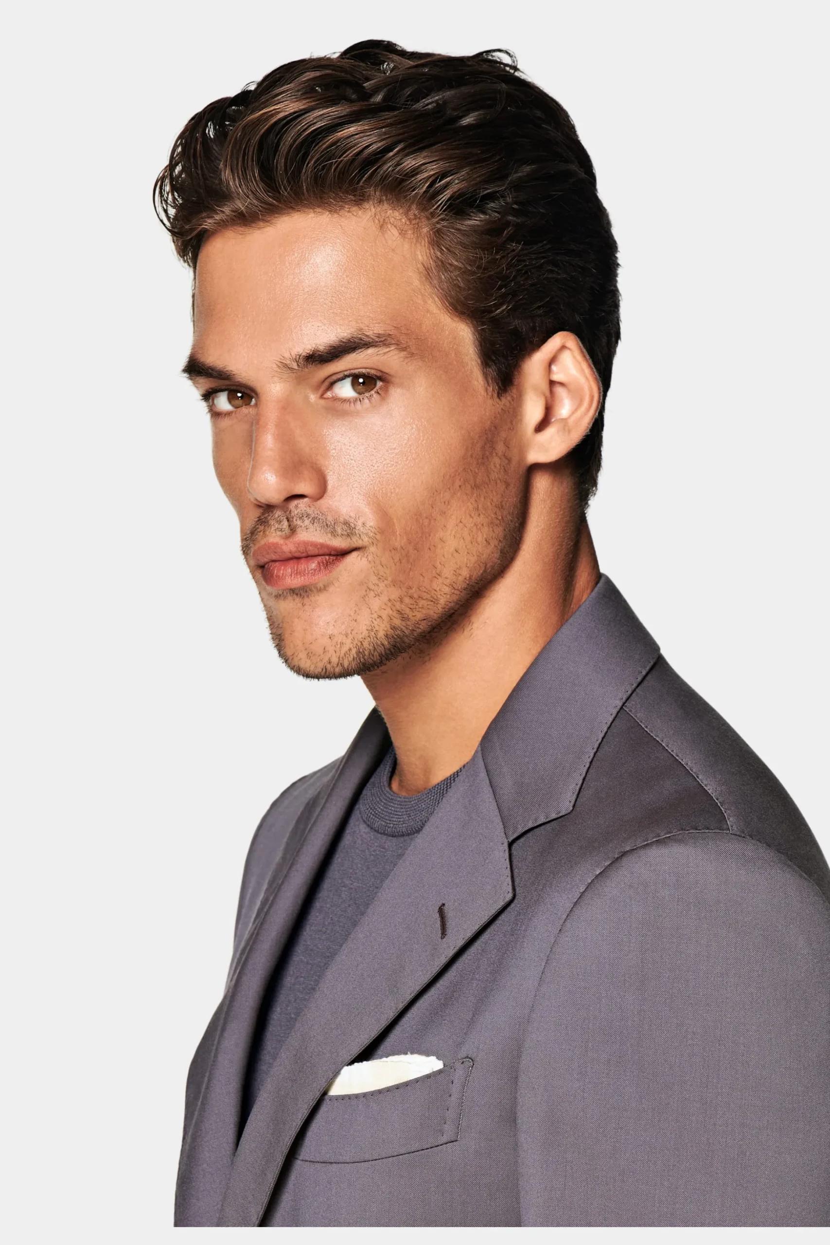 SUITSUPPLY Havana Anzug Purpur-Männlich Hochzeitsanzüge