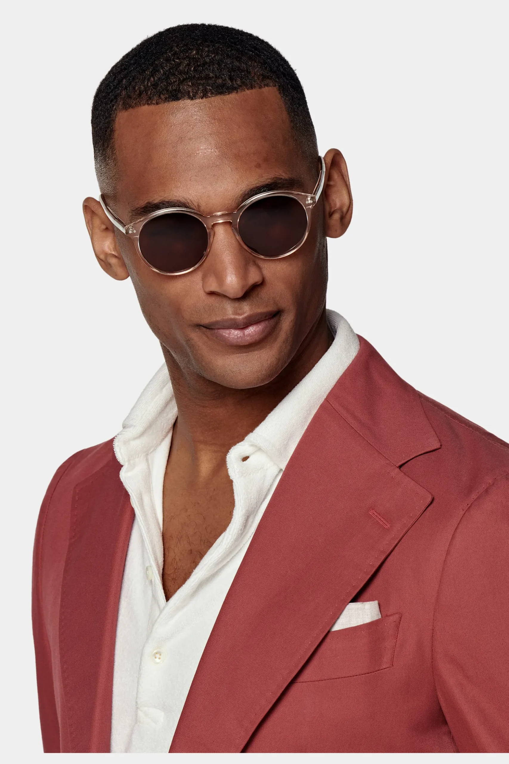 SUITSUPPLY Havana Anzug Rot-Männlich Casual Anzüge