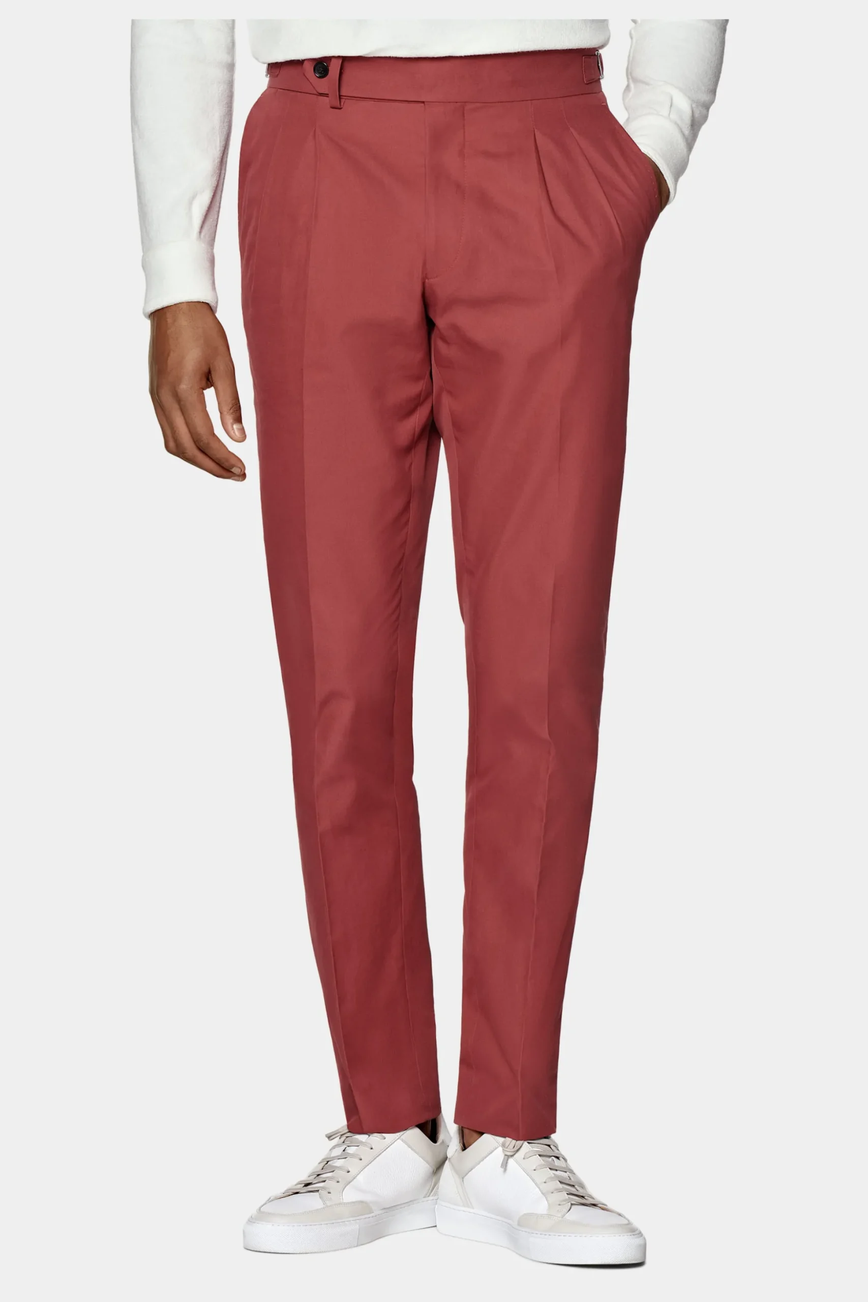 SUITSUPPLY Havana Anzug Rot-Männlich Casual Anzüge