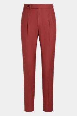 SUITSUPPLY Havana Anzug Rot-Männlich Casual Anzüge