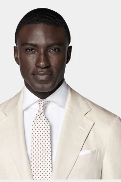 SUITSUPPLY Havana Anzug Sand-Männlich Casual Anzüge