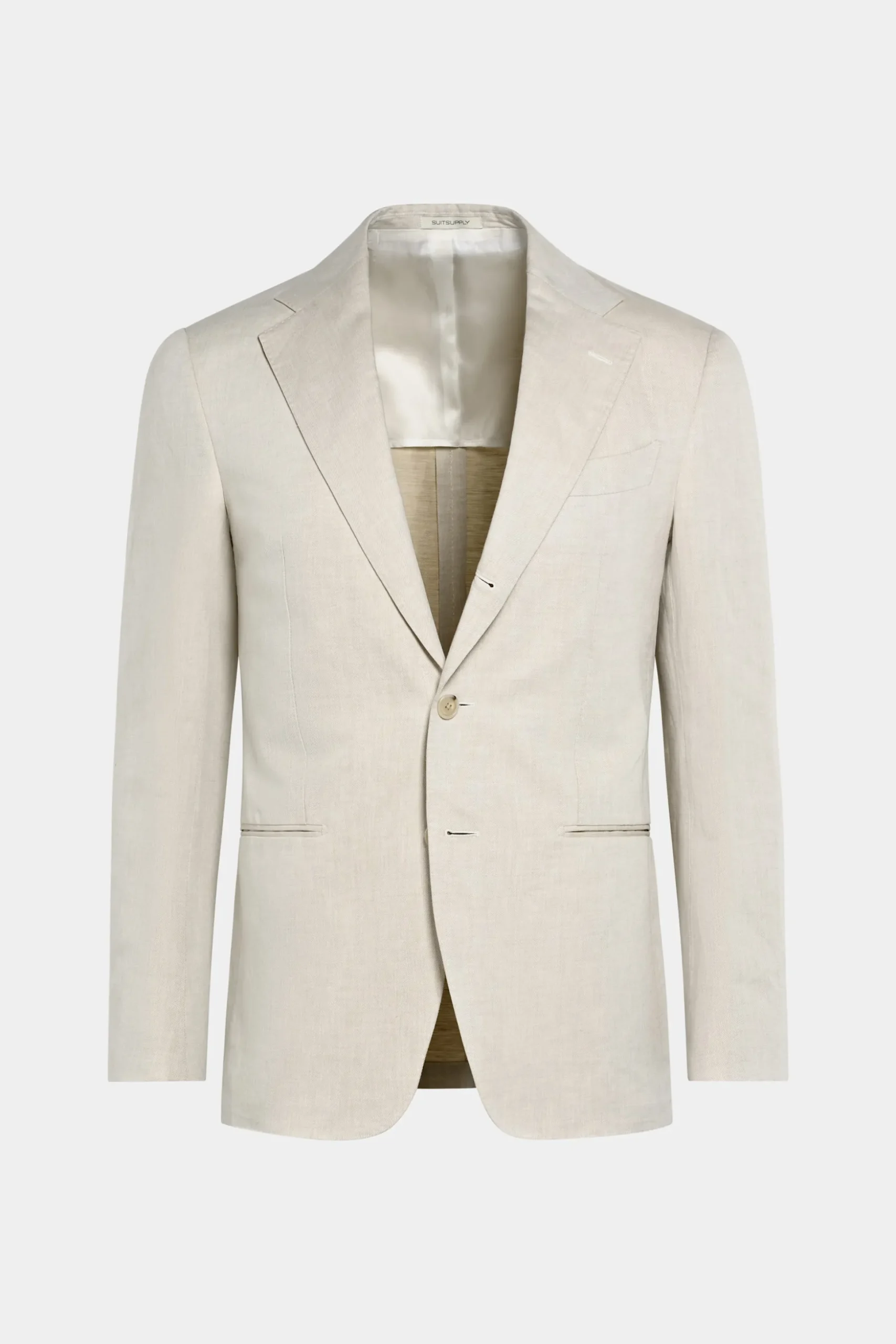 SUITSUPPLY Havana Anzug Sand-Männlich Casual Anzüge