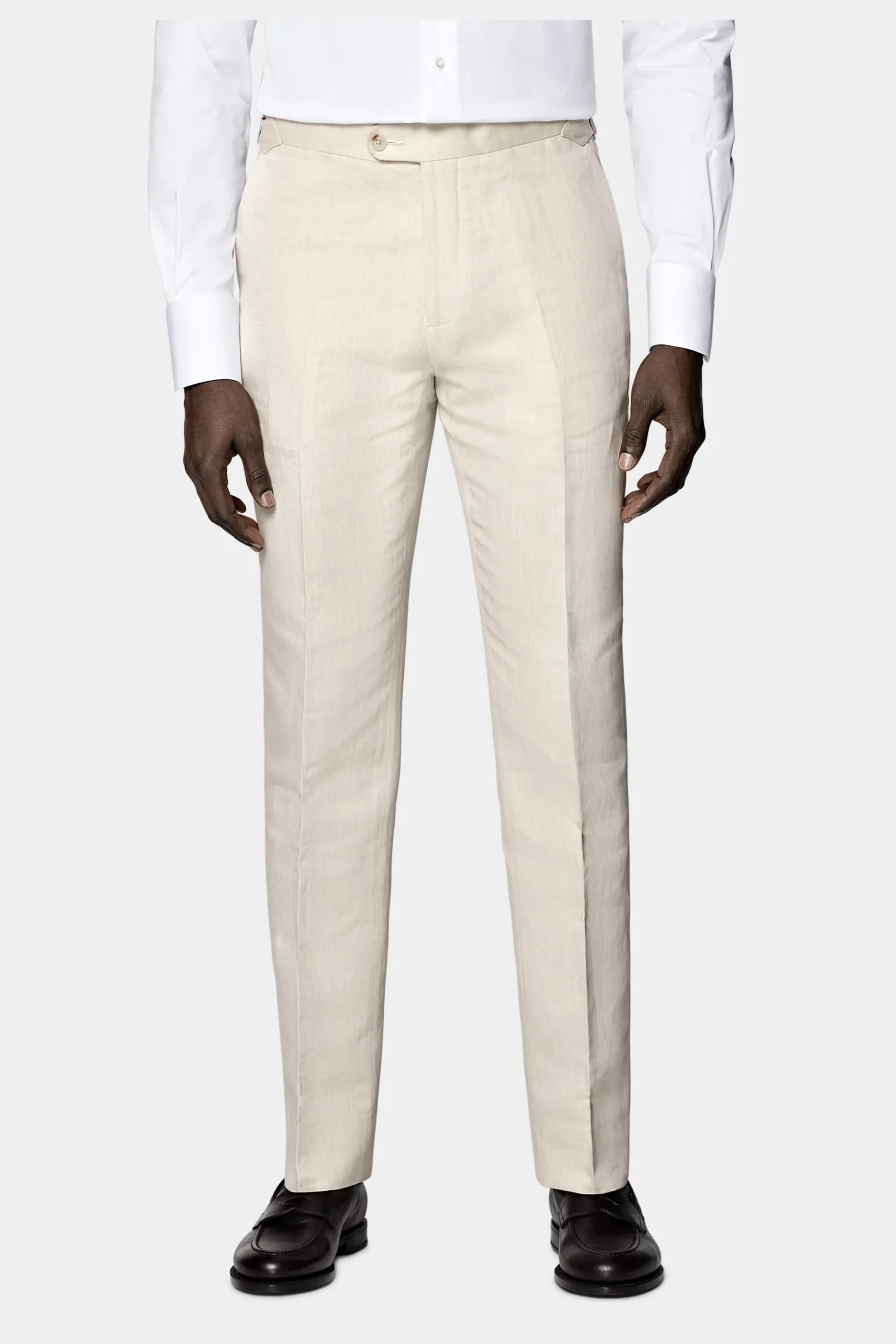 SUITSUPPLY Havana Anzug Sand-Männlich Casual Anzüge