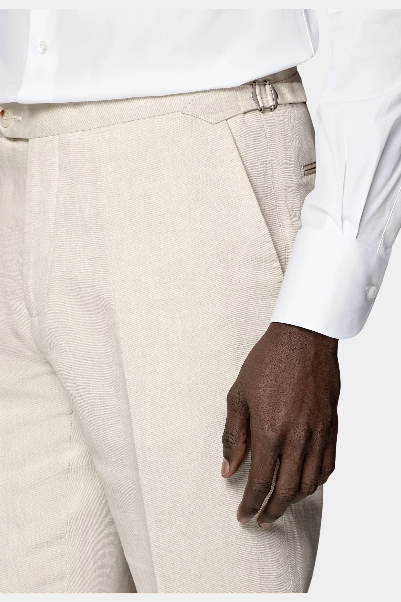 SUITSUPPLY Havana Anzug Sand-Männlich Casual Anzüge