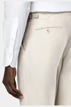 SUITSUPPLY Havana Anzug Sand-Männlich Casual Anzüge