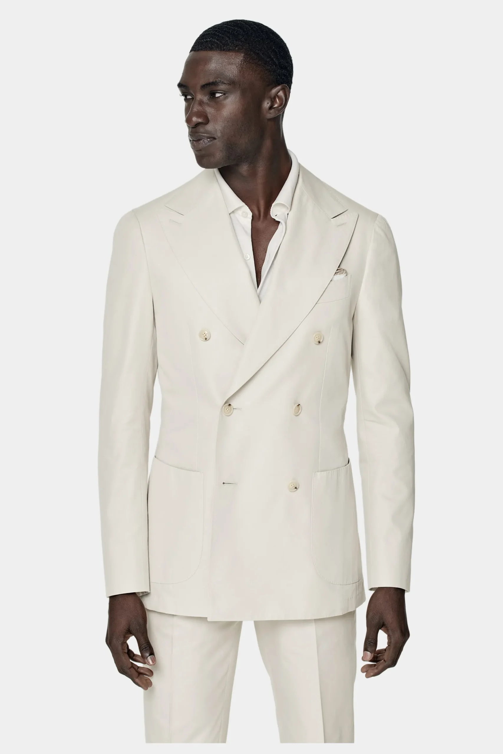 SUITSUPPLY Havana Anzug Sand-Männlich Casual Anzüge