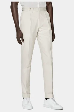 SUITSUPPLY Havana Anzug Sand-Männlich Casual Anzüge