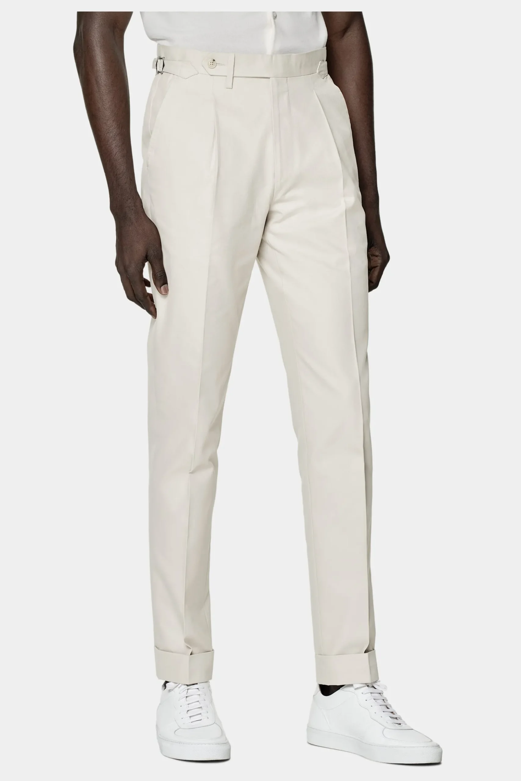 SUITSUPPLY Havana Anzug Sand-Männlich Casual Anzüge
