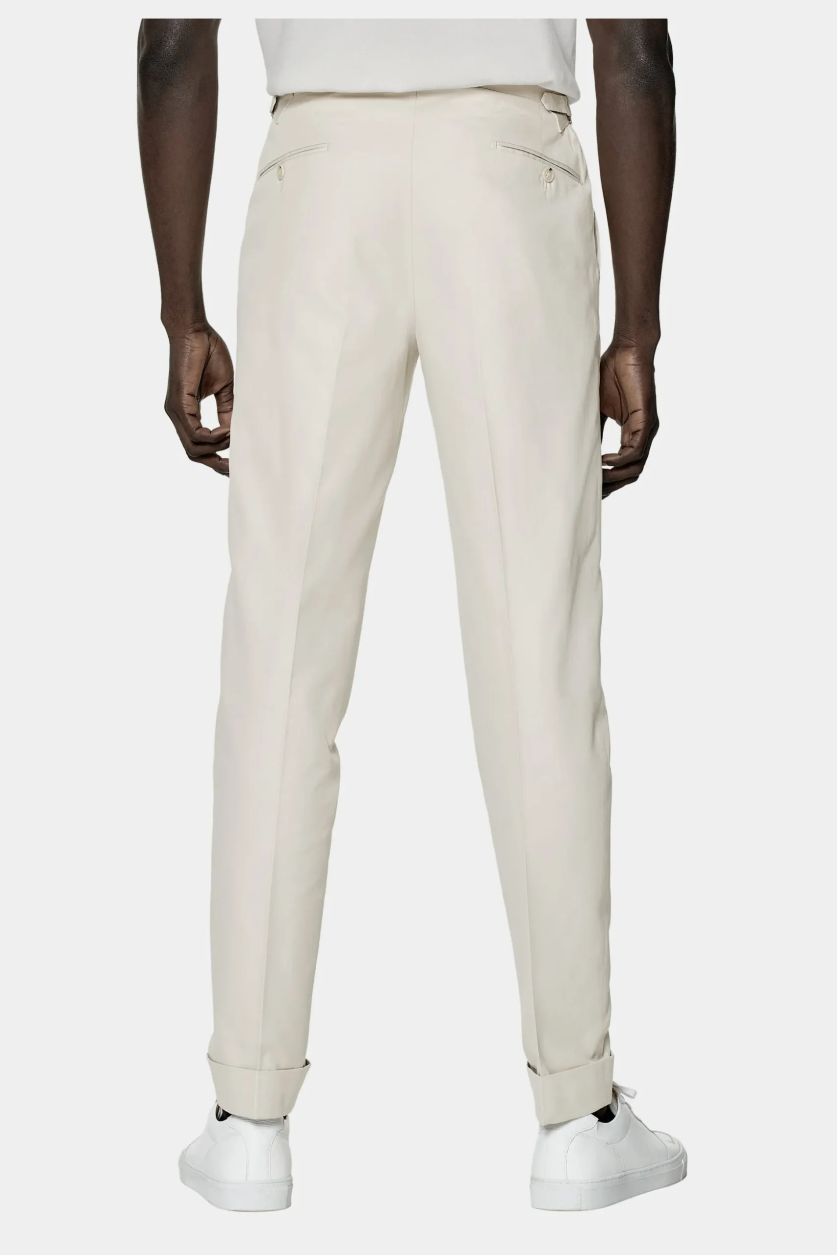 SUITSUPPLY Havana Anzug Sand-Männlich Casual Anzüge