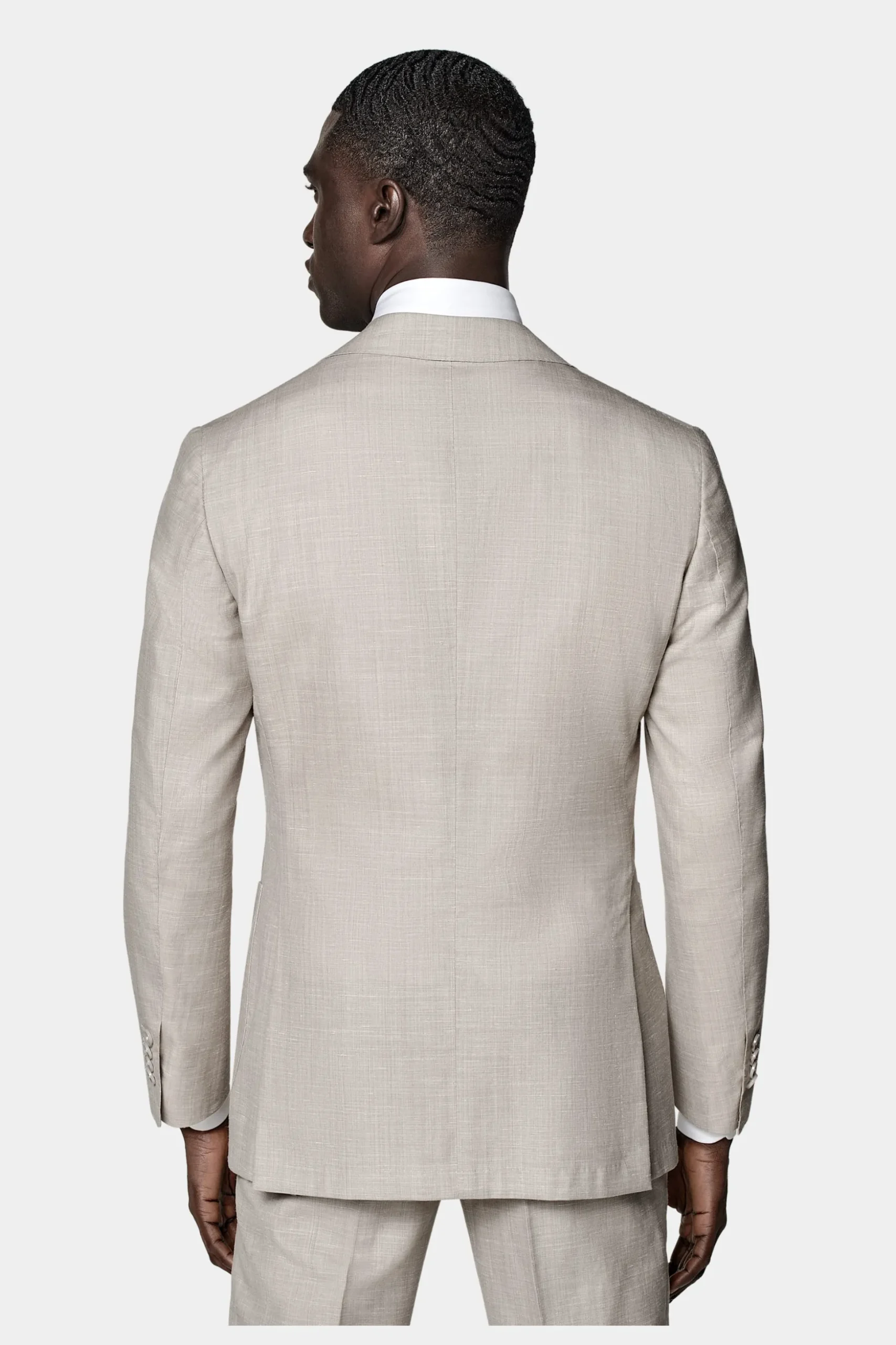SUITSUPPLY Havana Anzug Sand-Männlich Hochzeitsanzüge