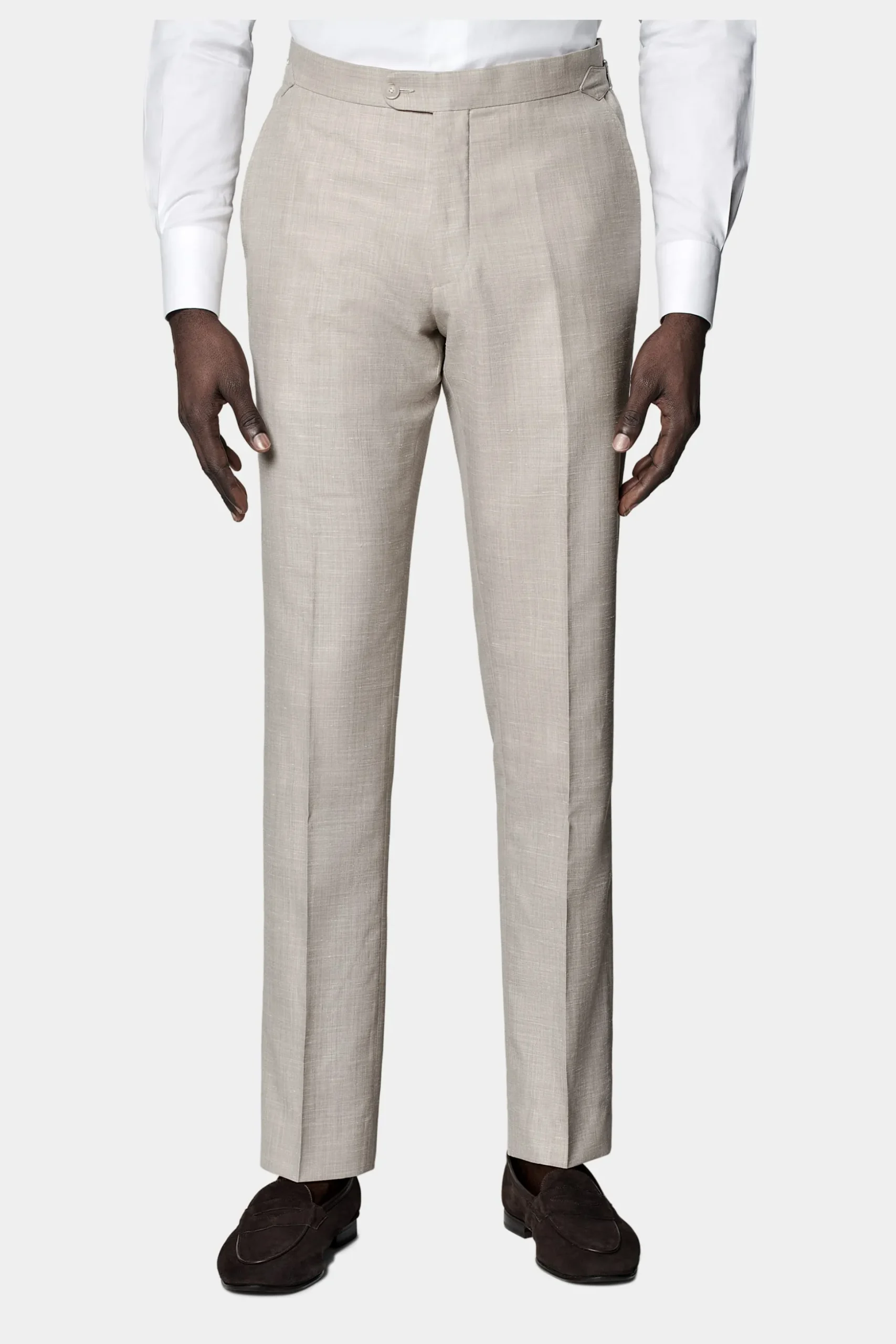 SUITSUPPLY Havana Anzug Sand-Männlich Hochzeitsanzüge