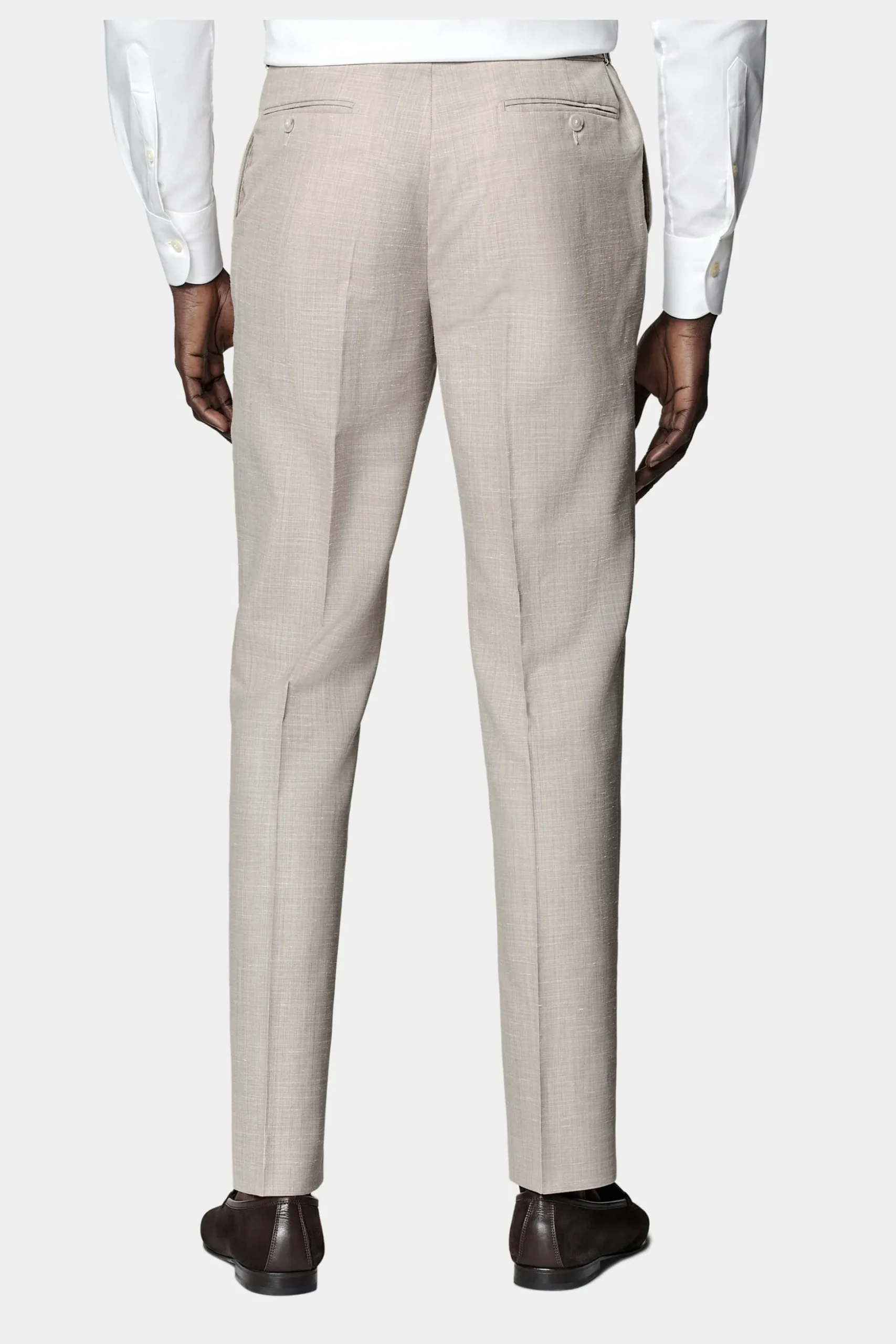 SUITSUPPLY Havana Anzug Sand-Männlich Hochzeitsanzüge
