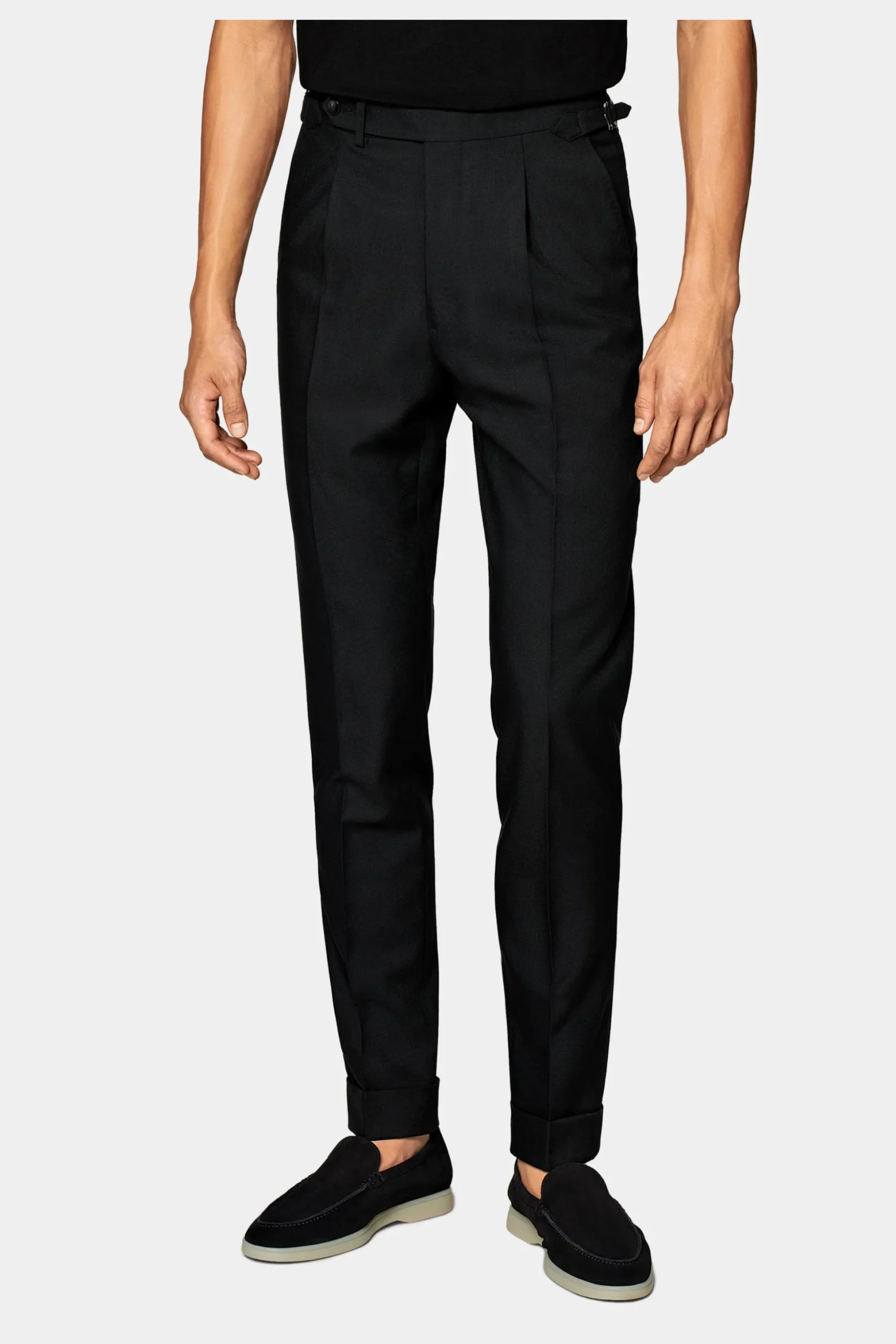 SUITSUPPLY Havana Anzug Schwarz-Männlich Business Anzüge
