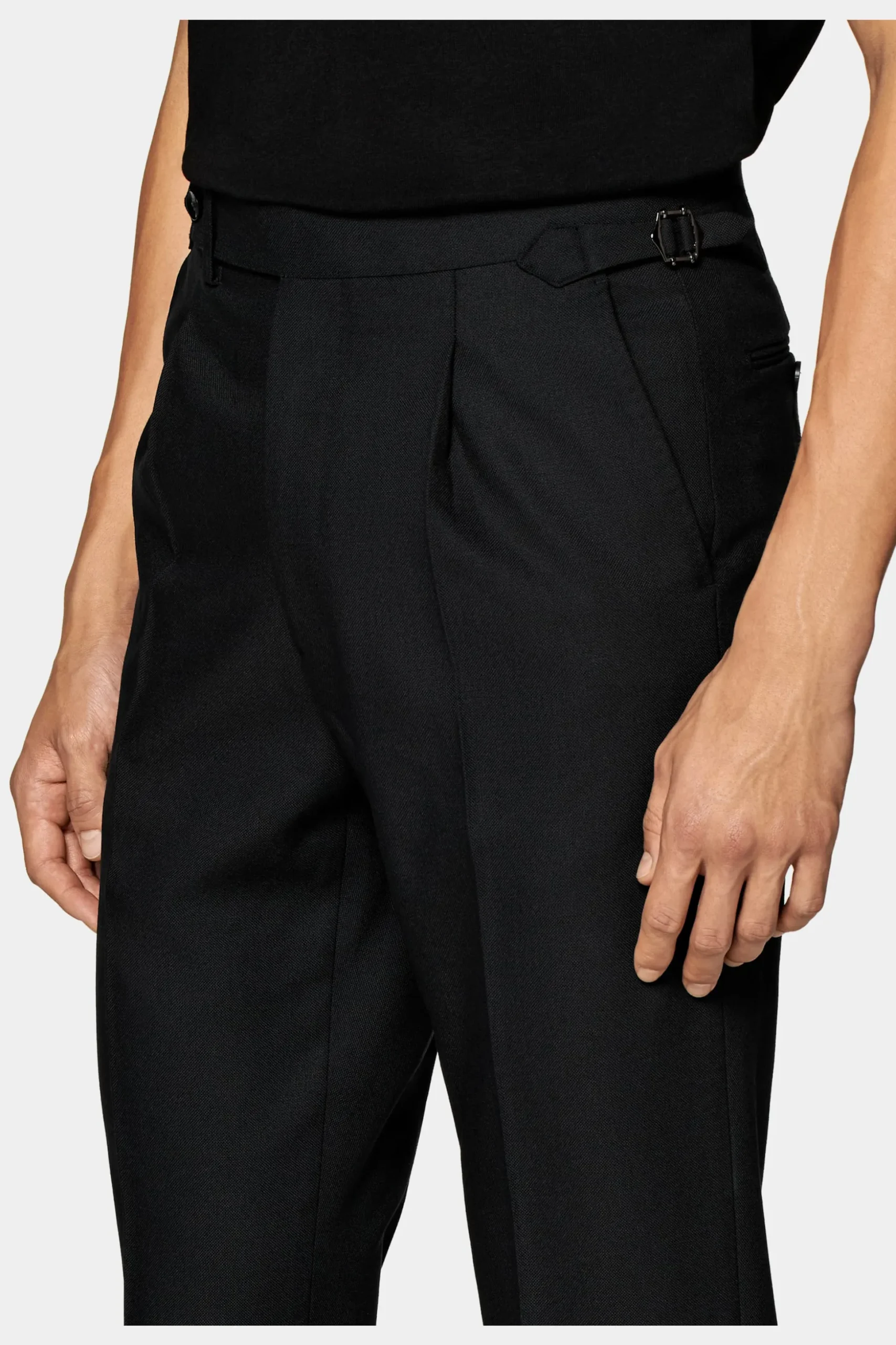 SUITSUPPLY Havana Anzug Schwarz-Männlich Business Anzüge