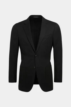 SUITSUPPLY Havana Anzug Schwarz-Männlich Business Anzüge