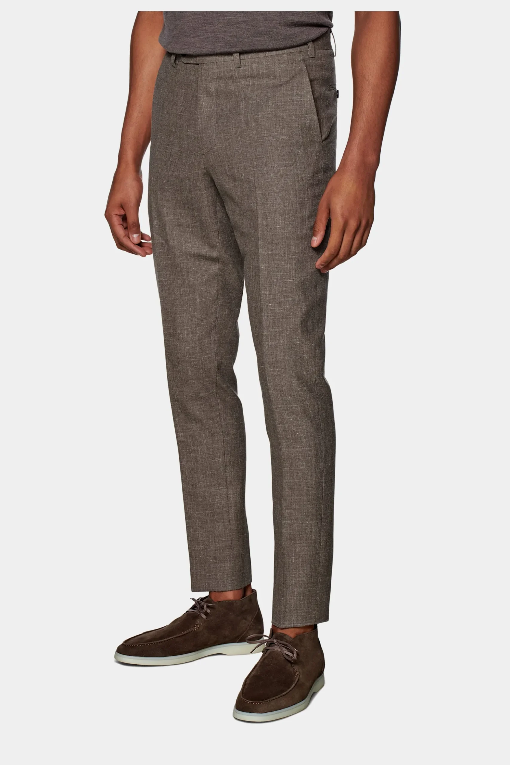 SUITSUPPLY Havana Anzug Taupe-Männlich Casual Anzüge