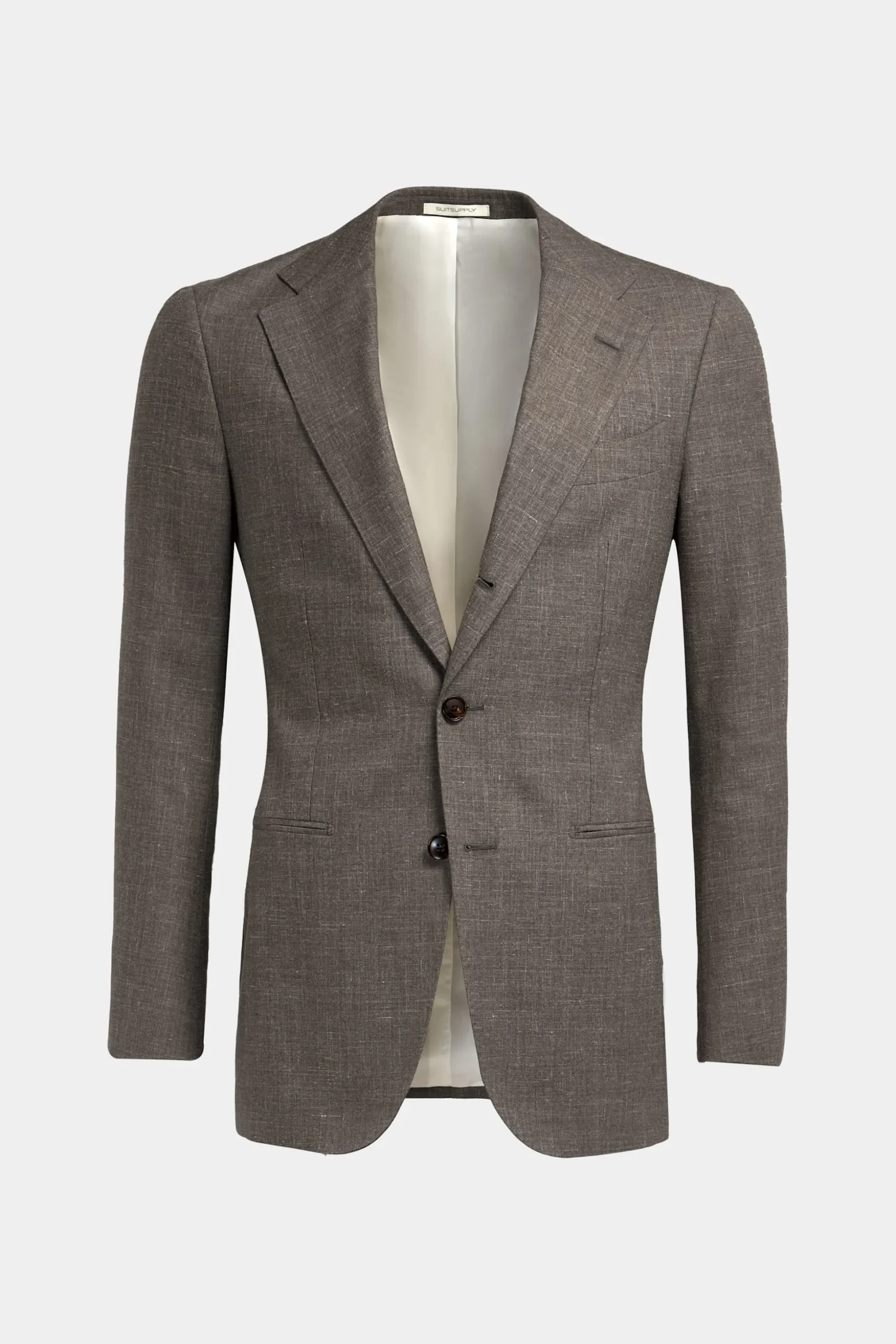 SUITSUPPLY Havana Anzug Taupe-Männlich Casual Anzüge