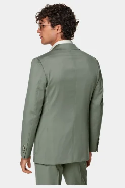 SUITSUPPLY Havana Ganzjahresanzug Mittelgrün-Männlich Formelle Hochzeit