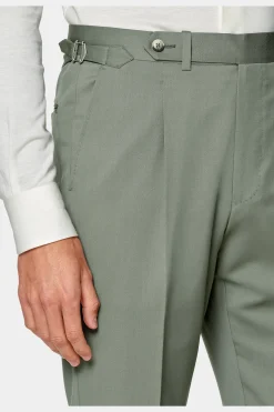 SUITSUPPLY Havana Ganzjahresanzug Mittelgrün-Männlich Formelle Hochzeit