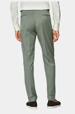 SUITSUPPLY Havana Ganzjahresanzug Mittelgrün-Männlich Formelle Hochzeit