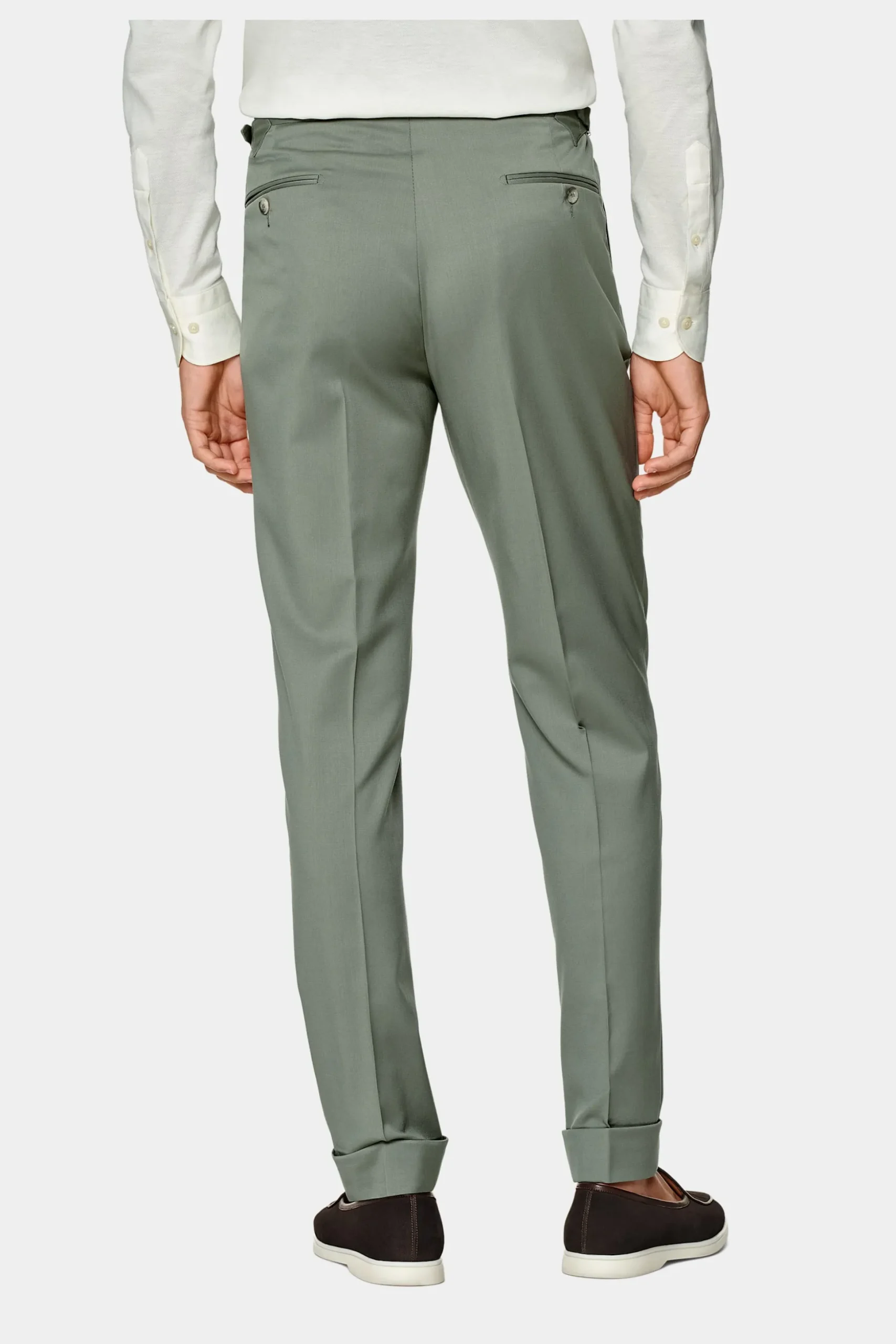 SUITSUPPLY Havana Ganzjahresanzug Mittelgrün-Männlich Formelle Hochzeit