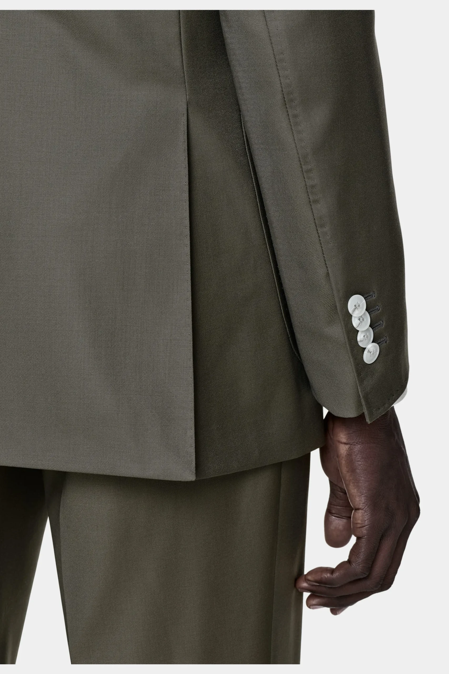SUITSUPPLY Havana Ganzjahresanzug Mittelgrün-Männlich Business Anzüge
