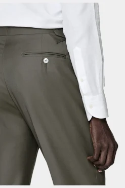 SUITSUPPLY Havana Ganzjahresanzug Mittelgrün-Männlich Business Anzüge