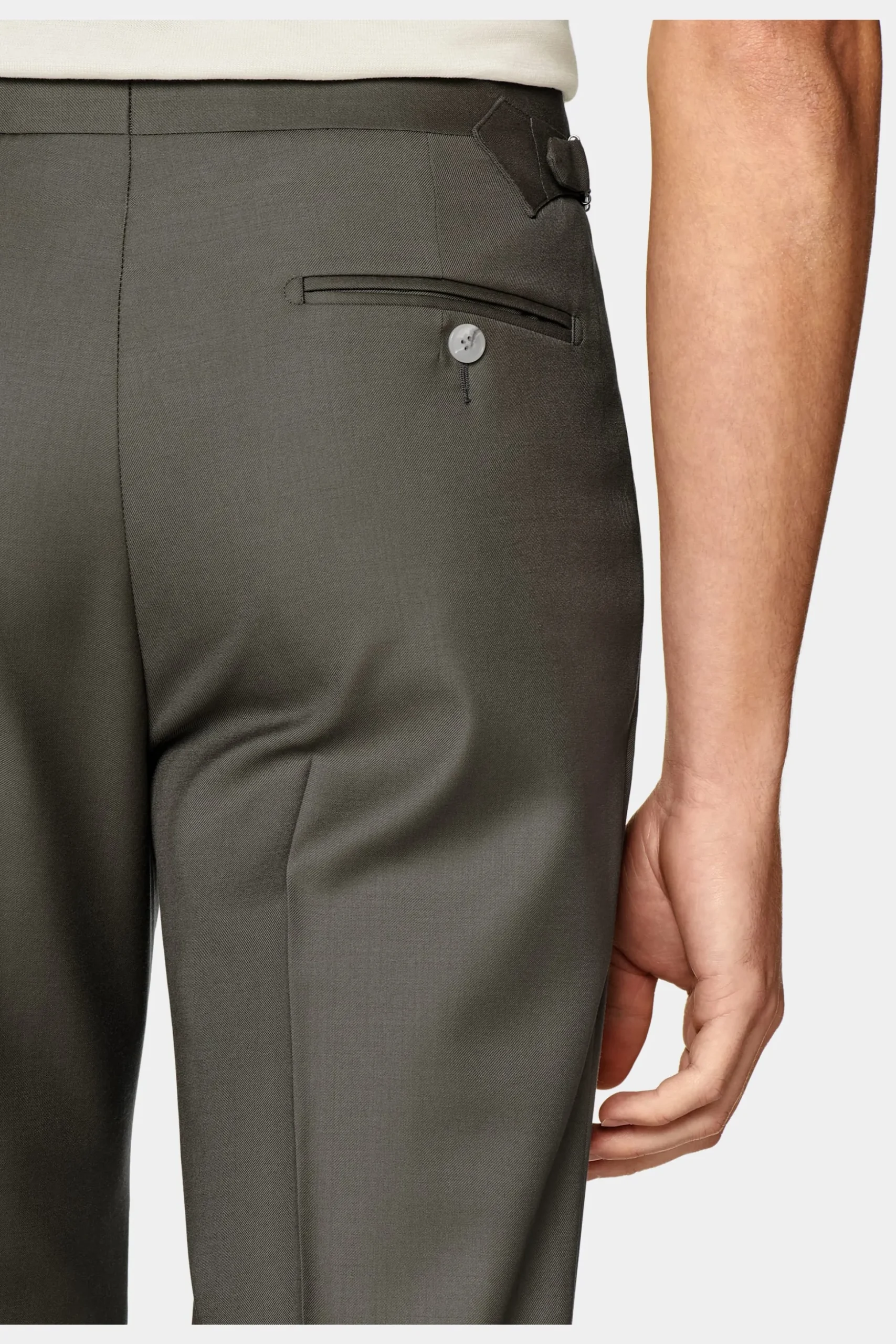 SUITSUPPLY Havana Ganzjahresanzug Mittelgrün-Männlich Business Anzüge