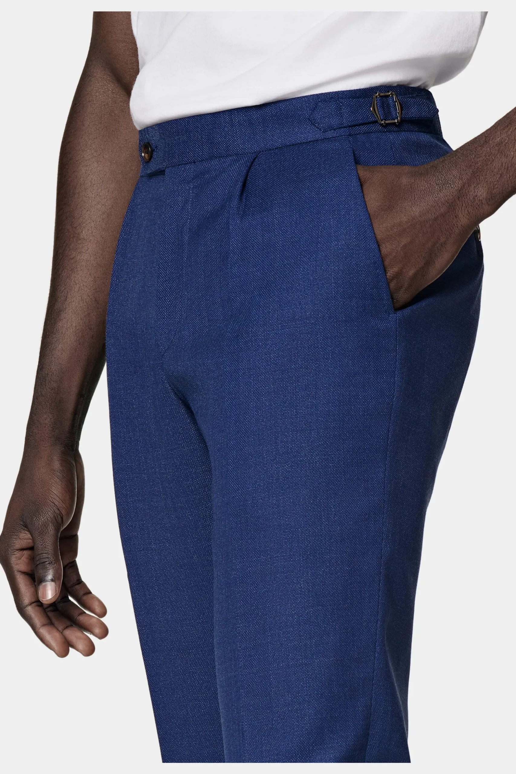 SUITSUPPLY Havana Ganzjahresanzug Mittelblau-Männlich Business Anzüge