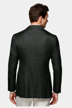 SUITSUPPLY Havana Sakko Dunkelgrün-Männlich Klassische Sakkos