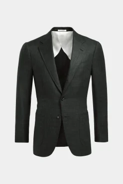 SUITSUPPLY Havana Sakko Dunkelgrün-Männlich Klassische Sakkos