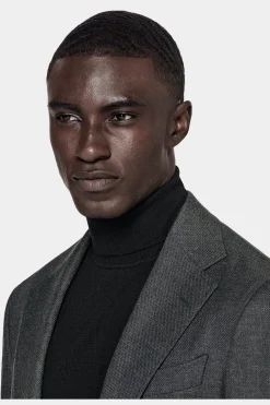 SUITSUPPLY Havana Sakko Grau-Männlich Klassische Sakkos